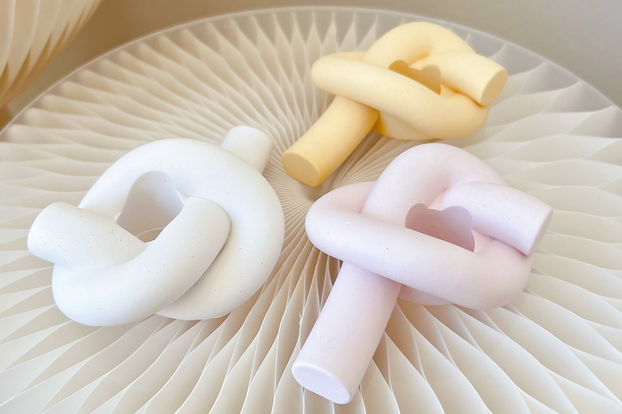 Handmade Knot Taper Candle Holders - LMJ Candles