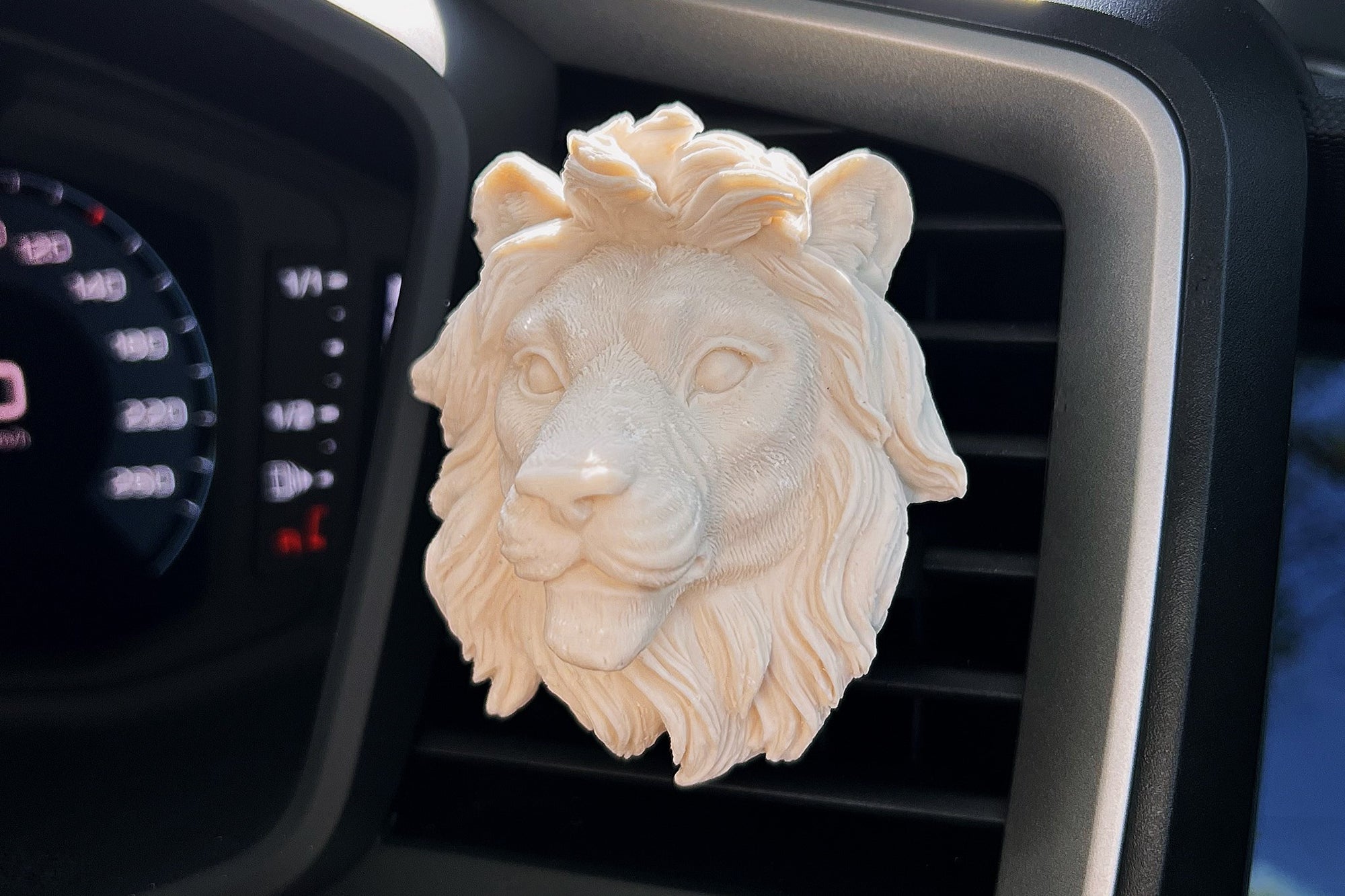 Handmade Lion Car Vent Air Freshener Clip - LMJ Candles