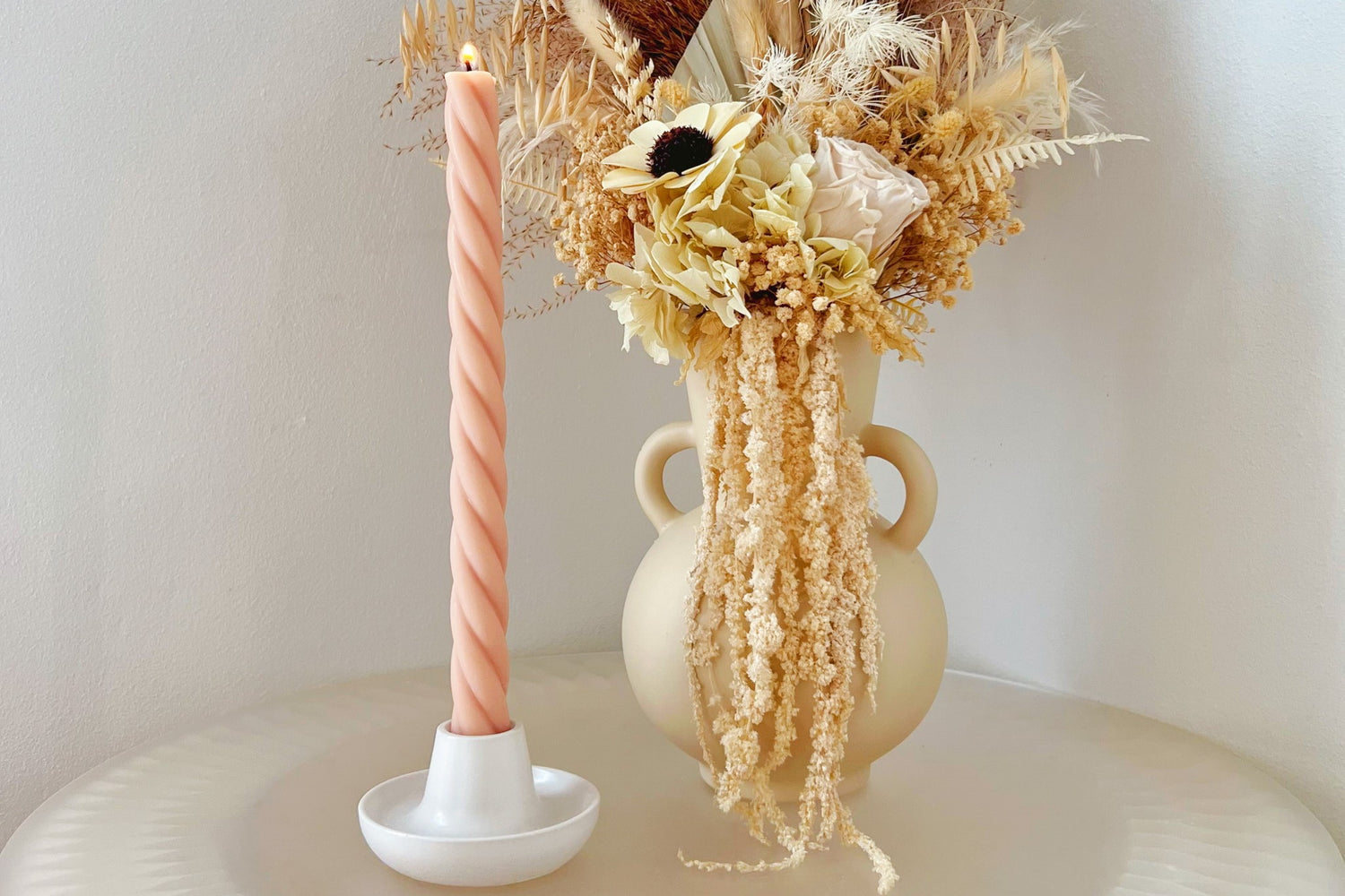 Handmade Taper Candle Holder - LMJ Candles