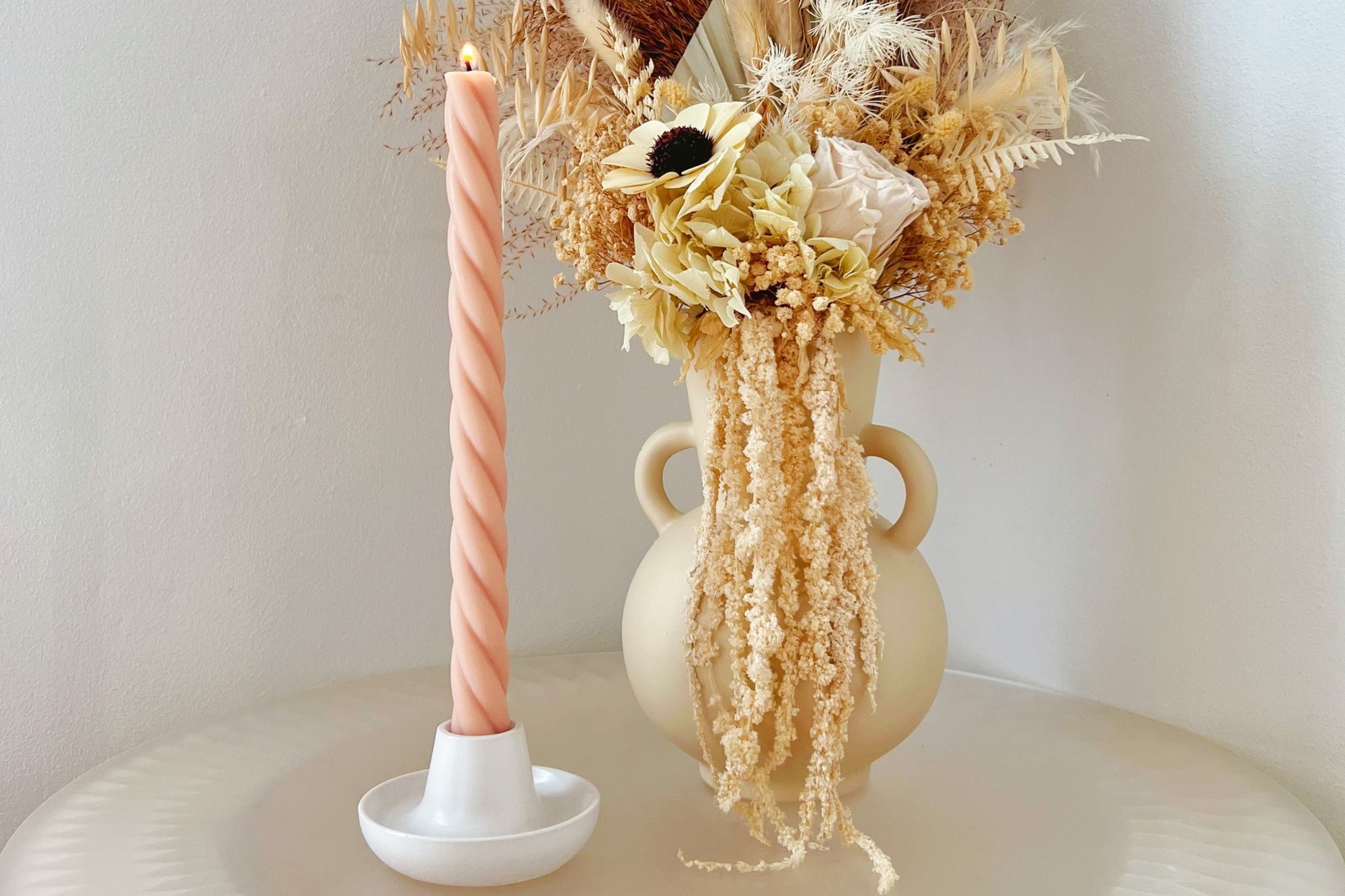 Handmade Taper Candle Holder - LMJ Candles