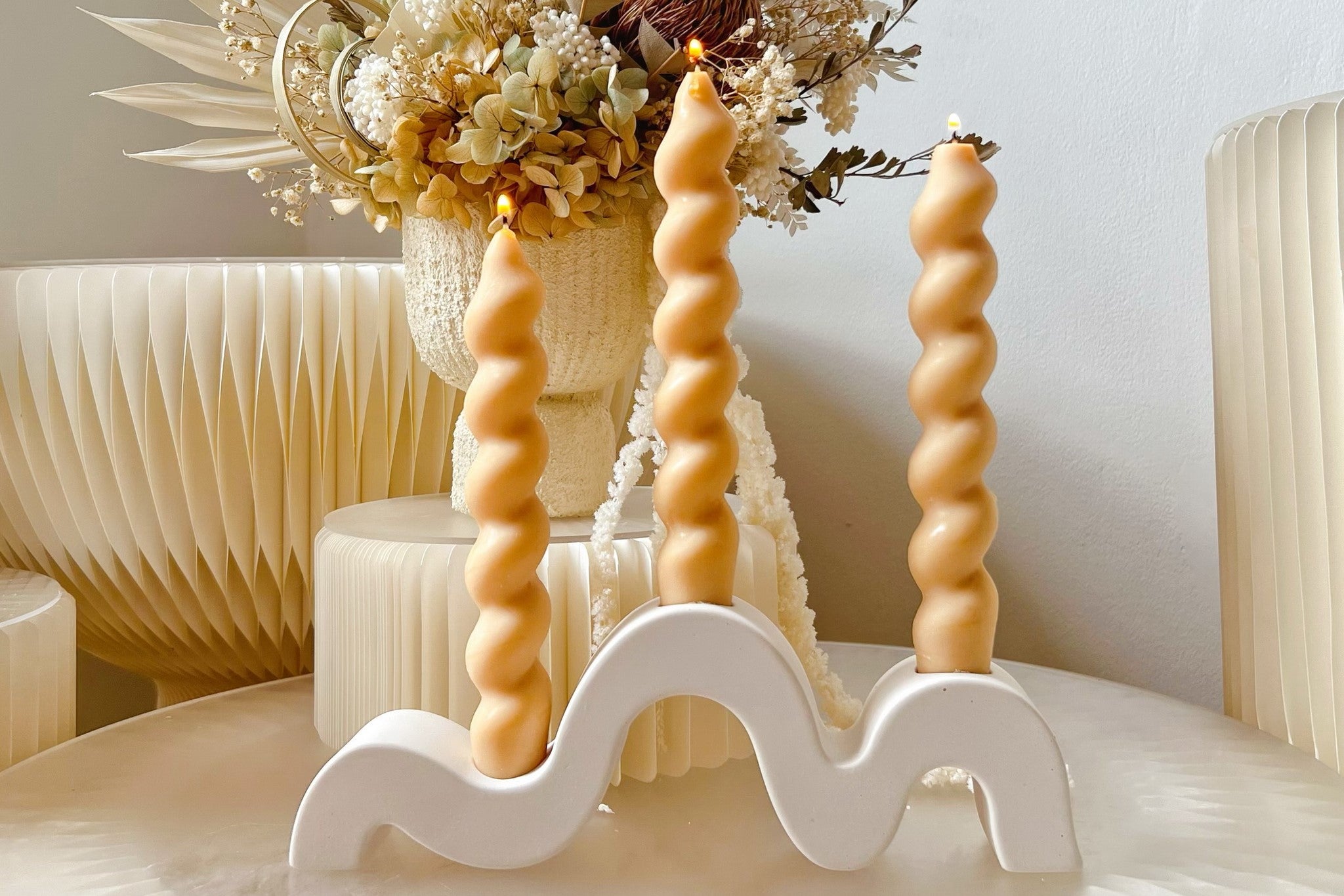 Enhancing Spaces with LMJ Candles' Elegant Taper Candle Holders