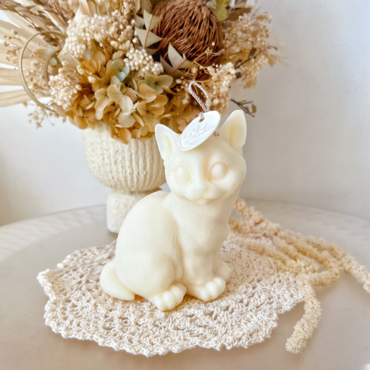 Handmade Scented Large Shorthair Cat Candle - LMJ Candles