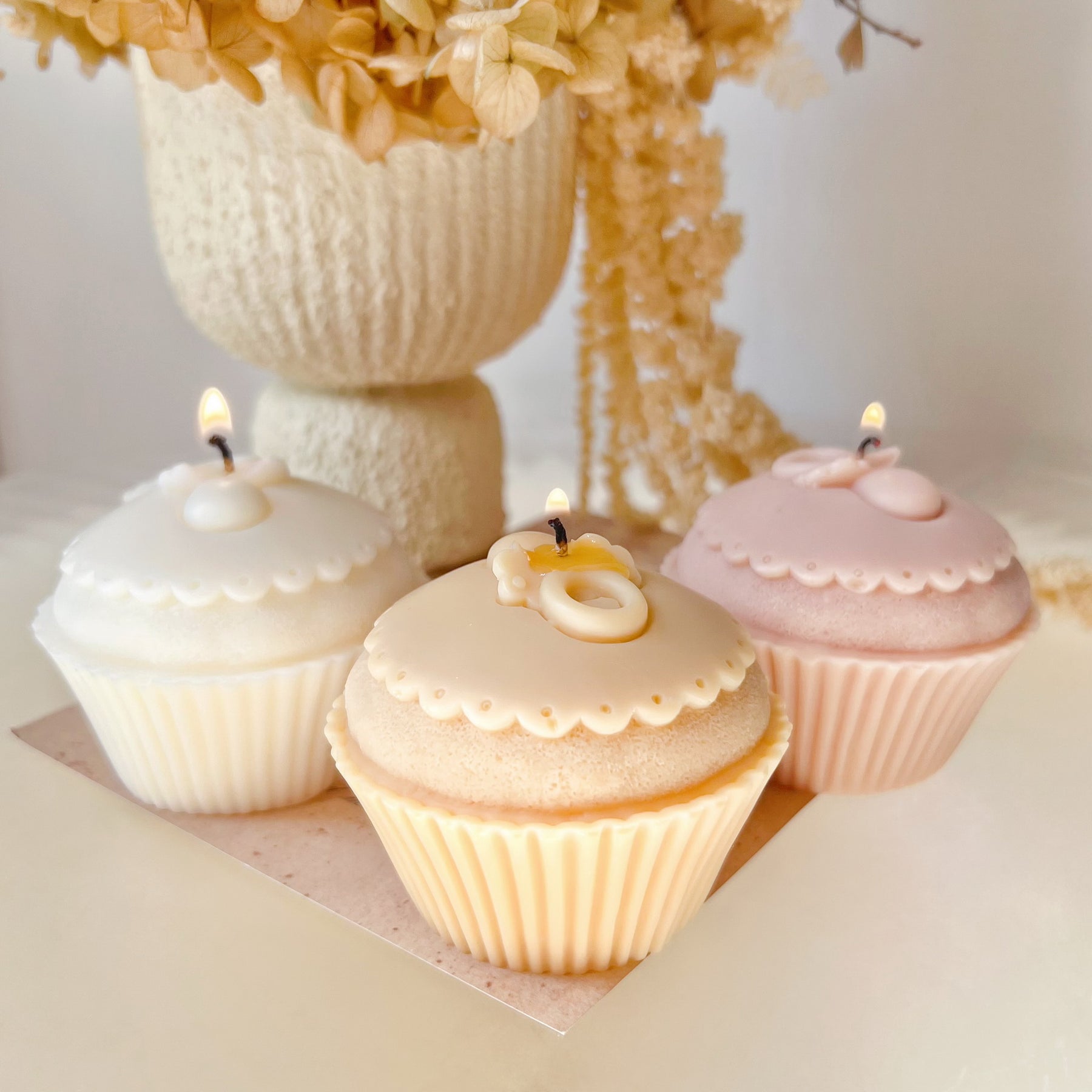 Baby Soother Cupcake Scented Soy Candle - LMJ Candles