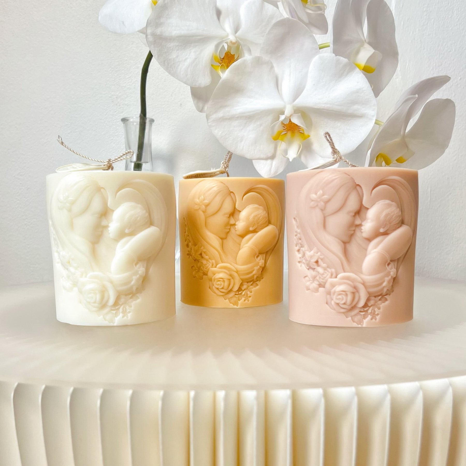 World's Best Mama Scented Soy Pillar Candle - LMJ Candles