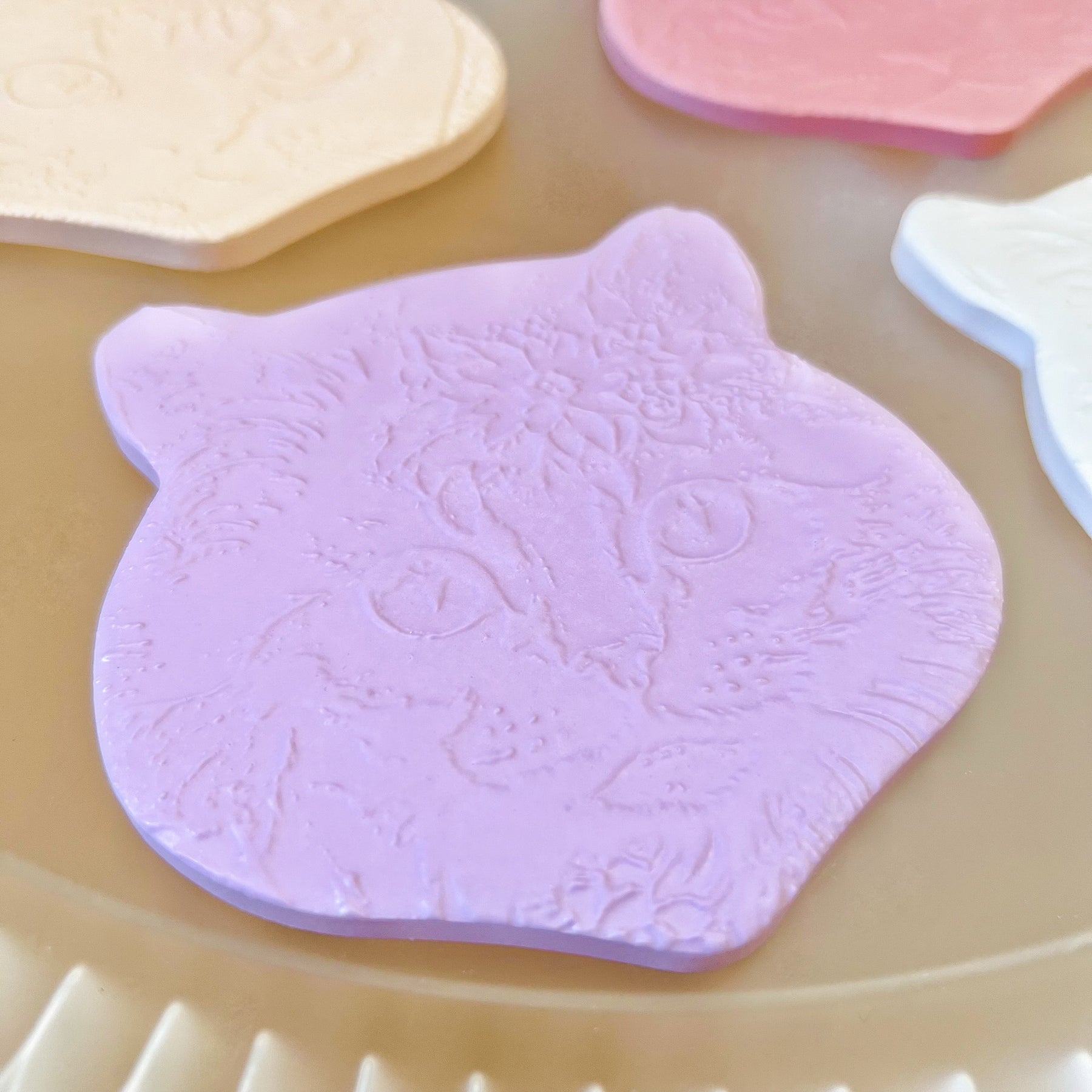 Handcrafted Coaster - Cat Bust Trinket Dishes | LMJ Candles