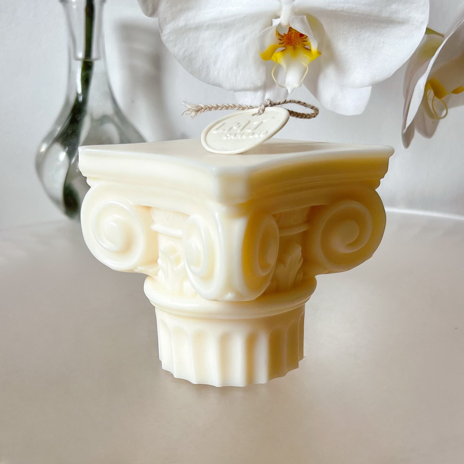 Roman Column Scented Soy Pillar Candle - LMJ Candles