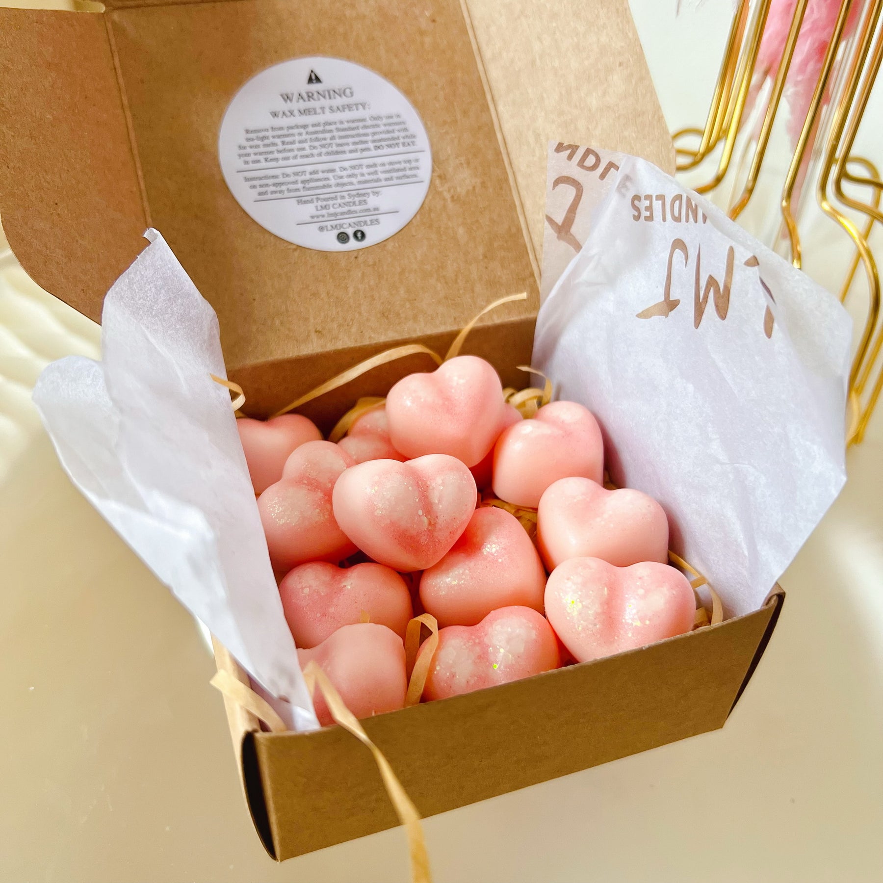Love Heart Soy Wax Melts - Wax Tart Australia | LMJ Candles