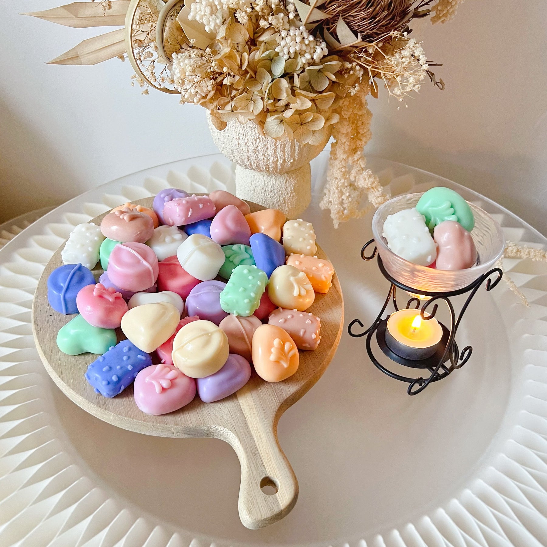 8 Pack Chocolate Shaped Soy Wax Tart - Handmade Soy Wax Melt | LMJ Candles