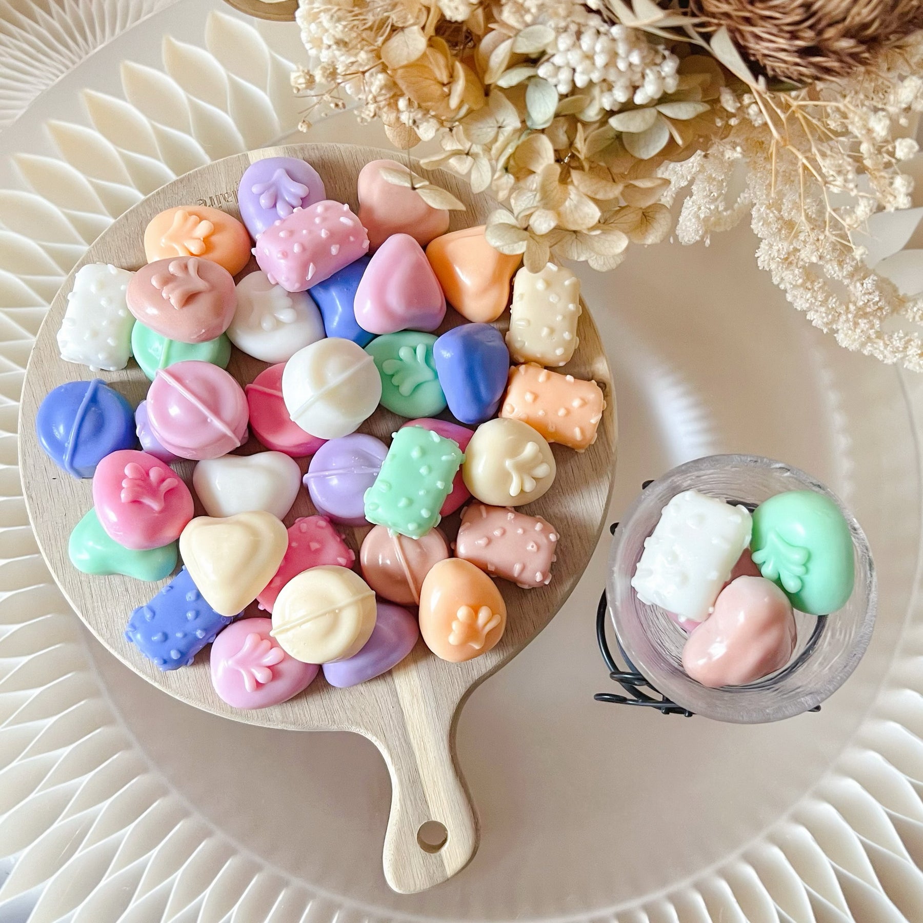 8 Pack Chocolate Shaped Soy Wax Tart - Handmade Soy Wax Melt | LMJ Candles