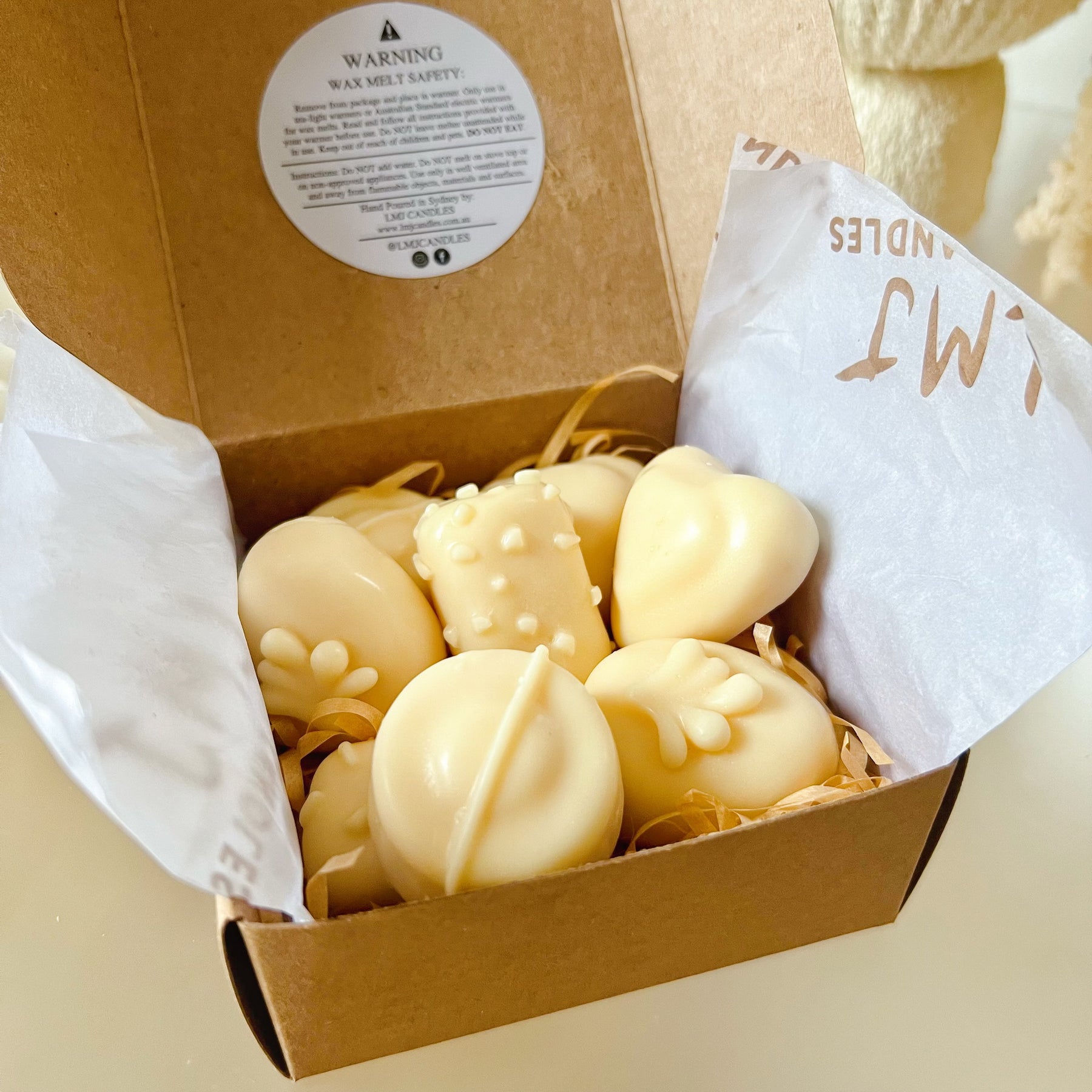 8 Pack Chocolate Shaped Soy Wax Tart - Handmade Soy Wax Melt | LMJ Candles