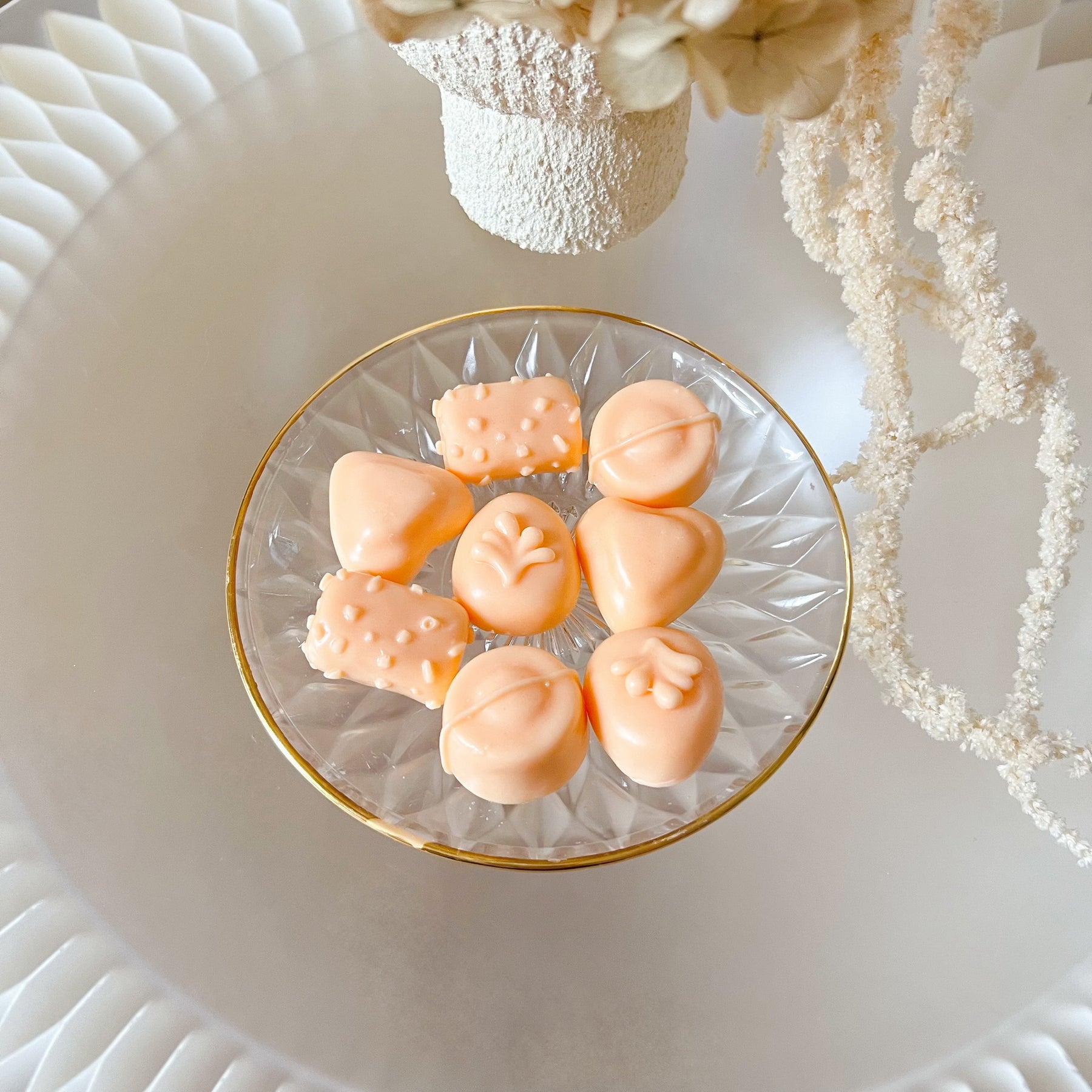8 Pack Chocolate Shaped Soy Wax Tart - Handmade Soy Wax Melt | LMJ Candles