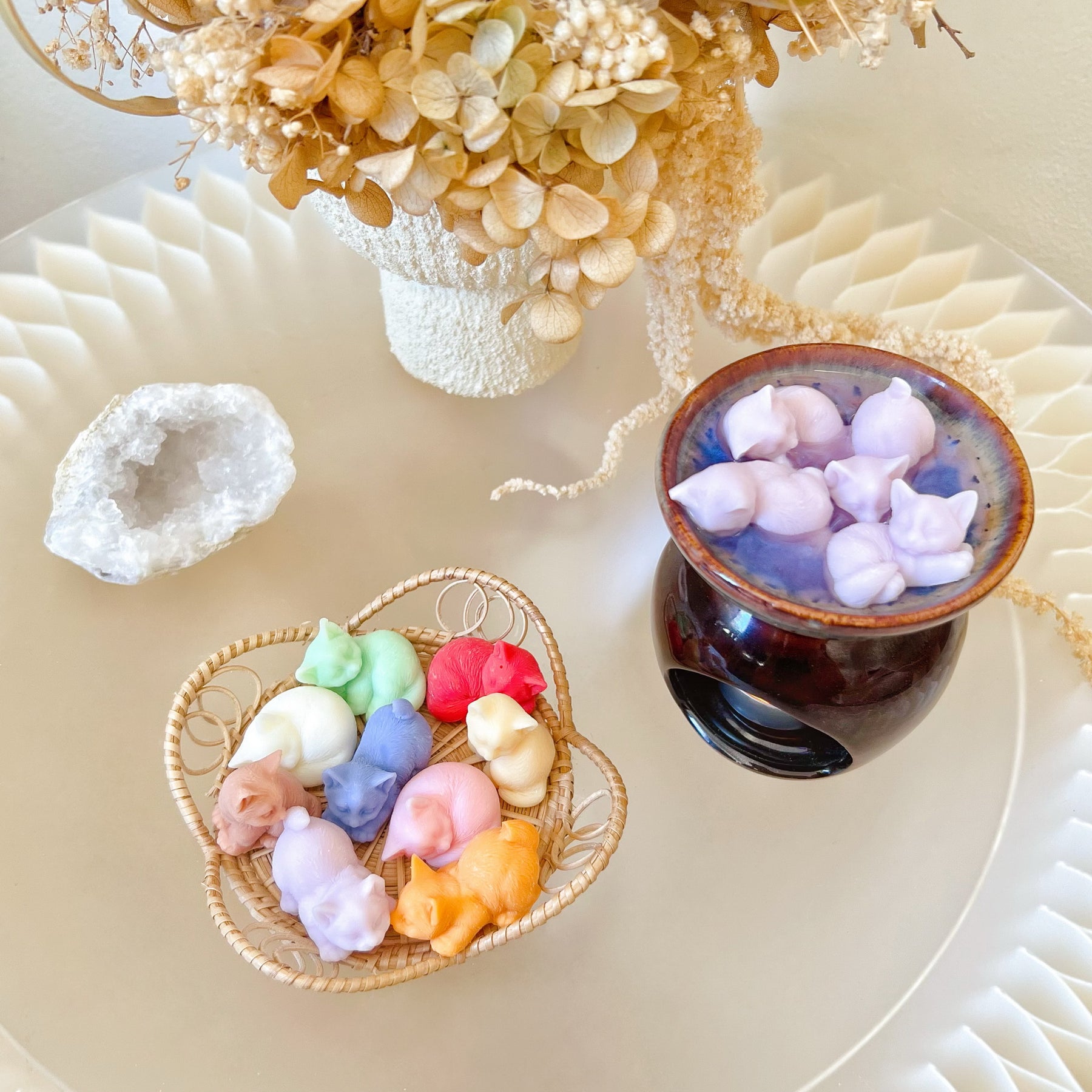 Cute Cat Soy Wax Melts, Wax Tarts, Best Cat Lover Gifts, LMJ Candles