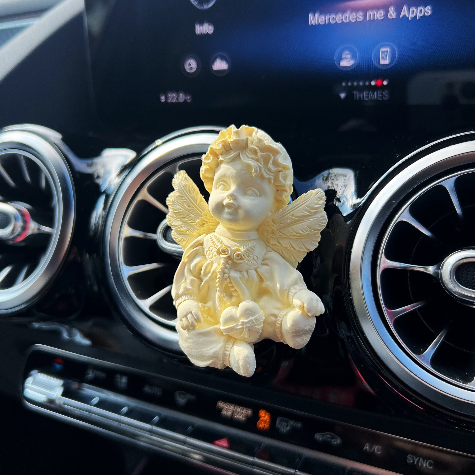Cute Cherub Car Vent Air Freshener - Air Vent Clips | LMJ Candles