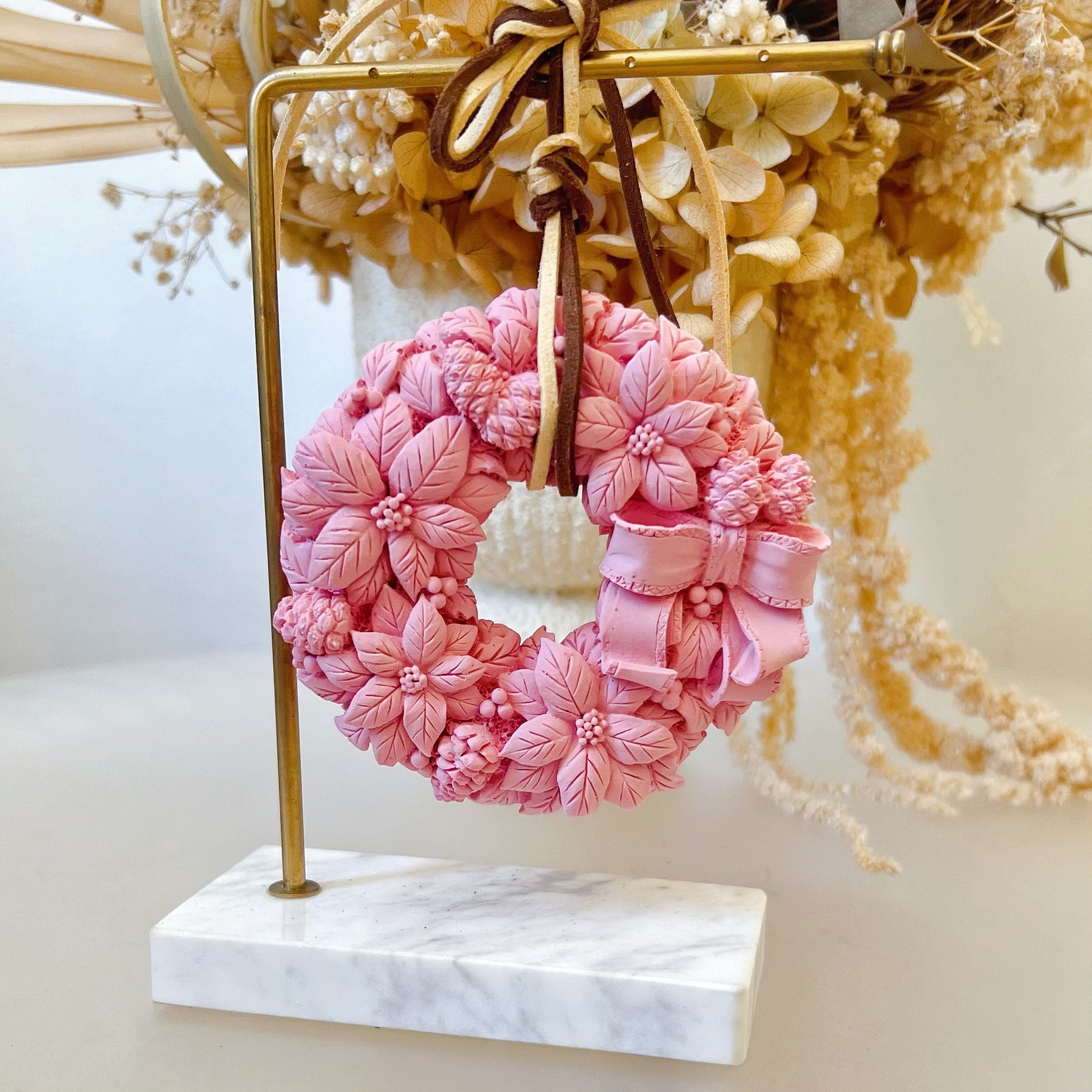 Christmas Wreath Air Freshener - Home Hanging Diffuser | LMJ Candles