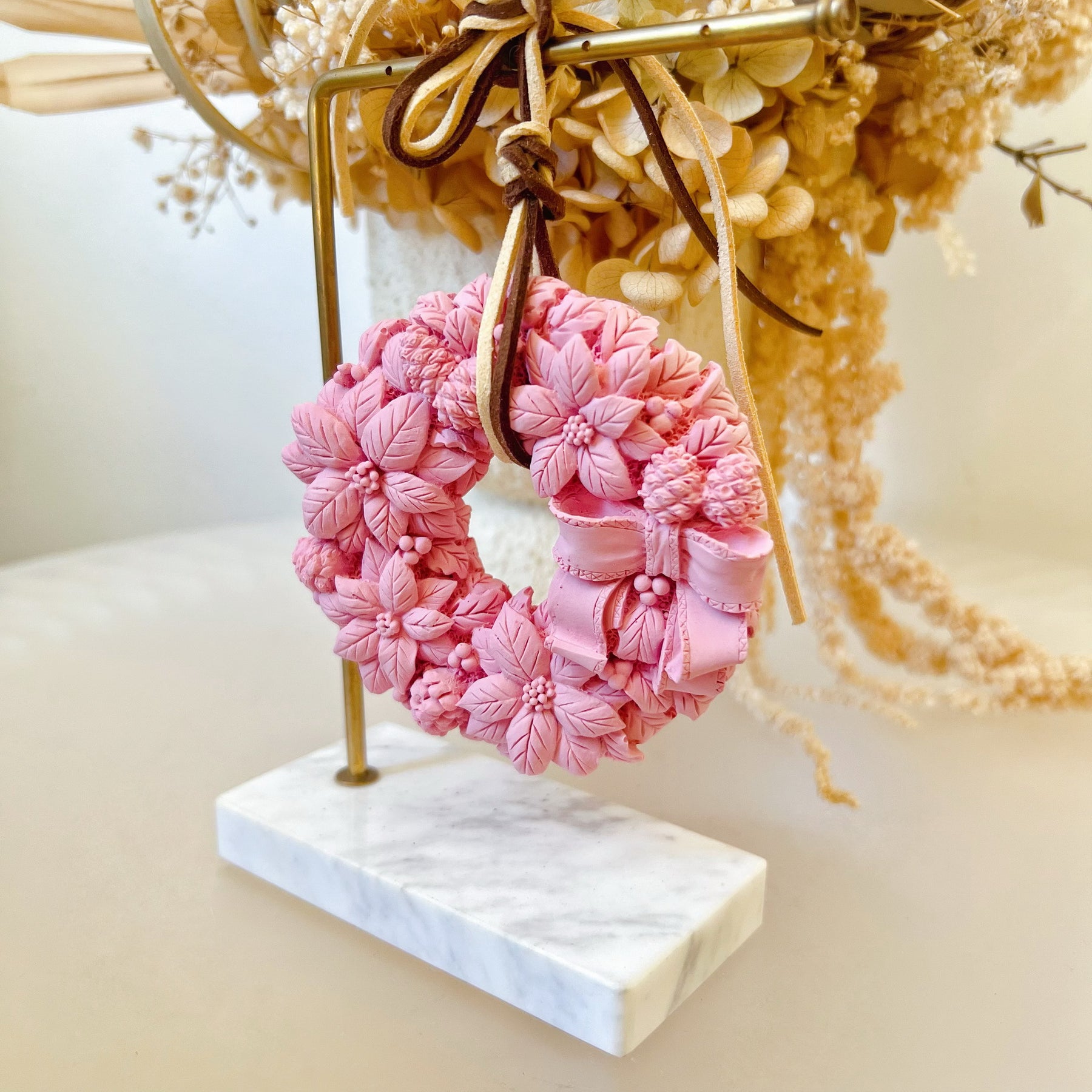 Christmas Wreath Air Freshener - Home Hanging Diffuser | LMJ Candles