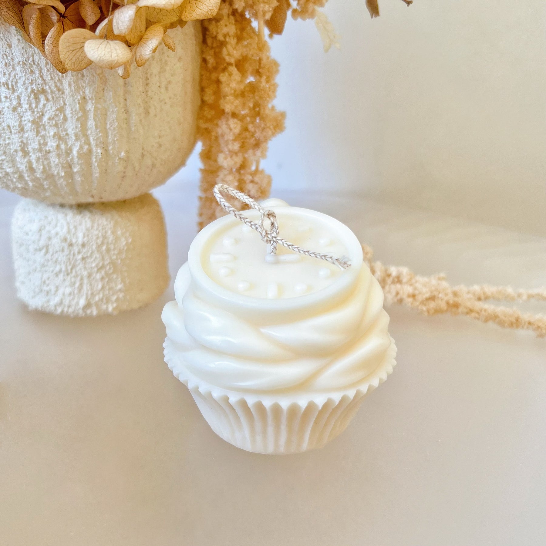 Countdown Cupcake Soy Candle, Decorative Gift, LMJ Candles