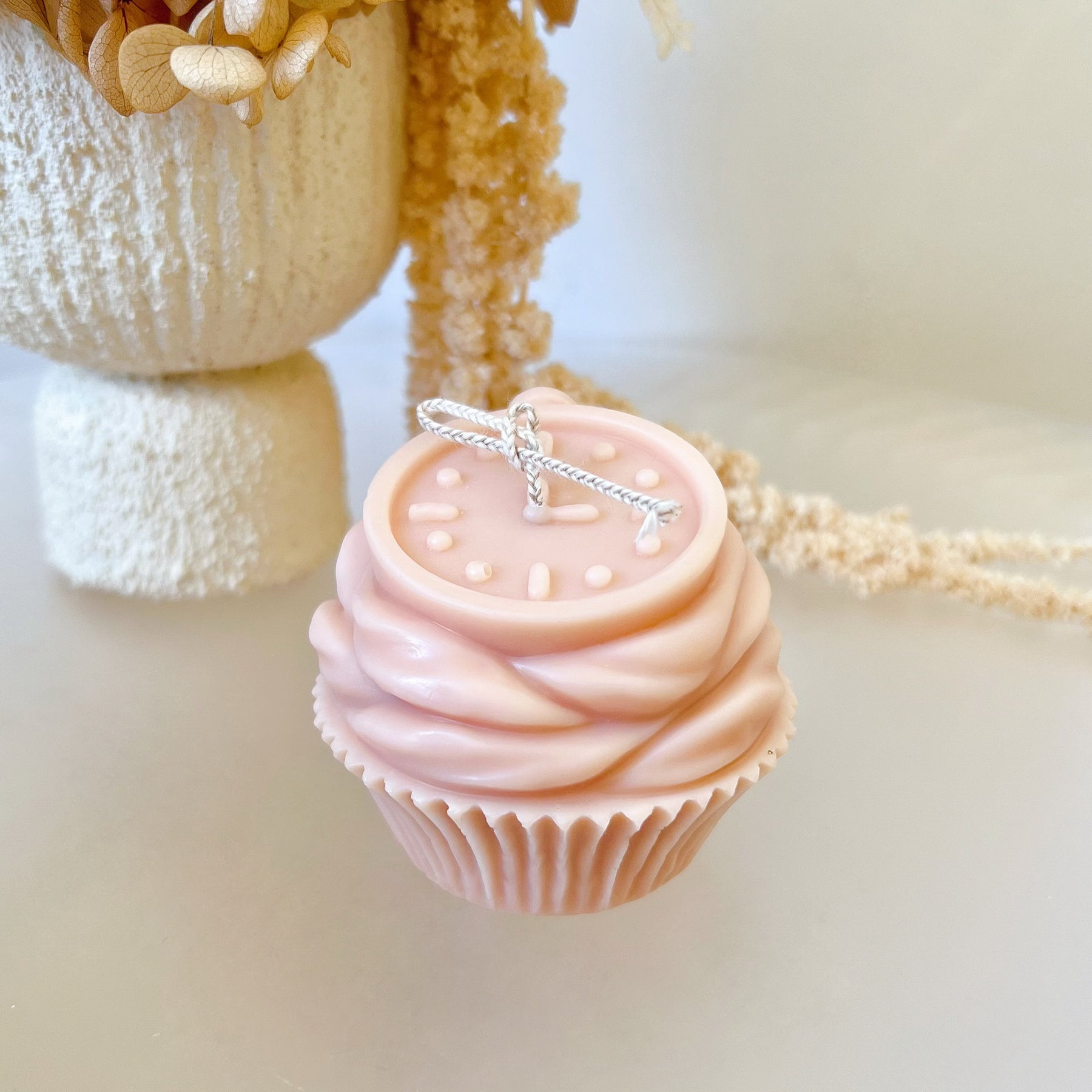 Countdown Cupcake Soy Candle, Decorative Gift, LMJ Candles