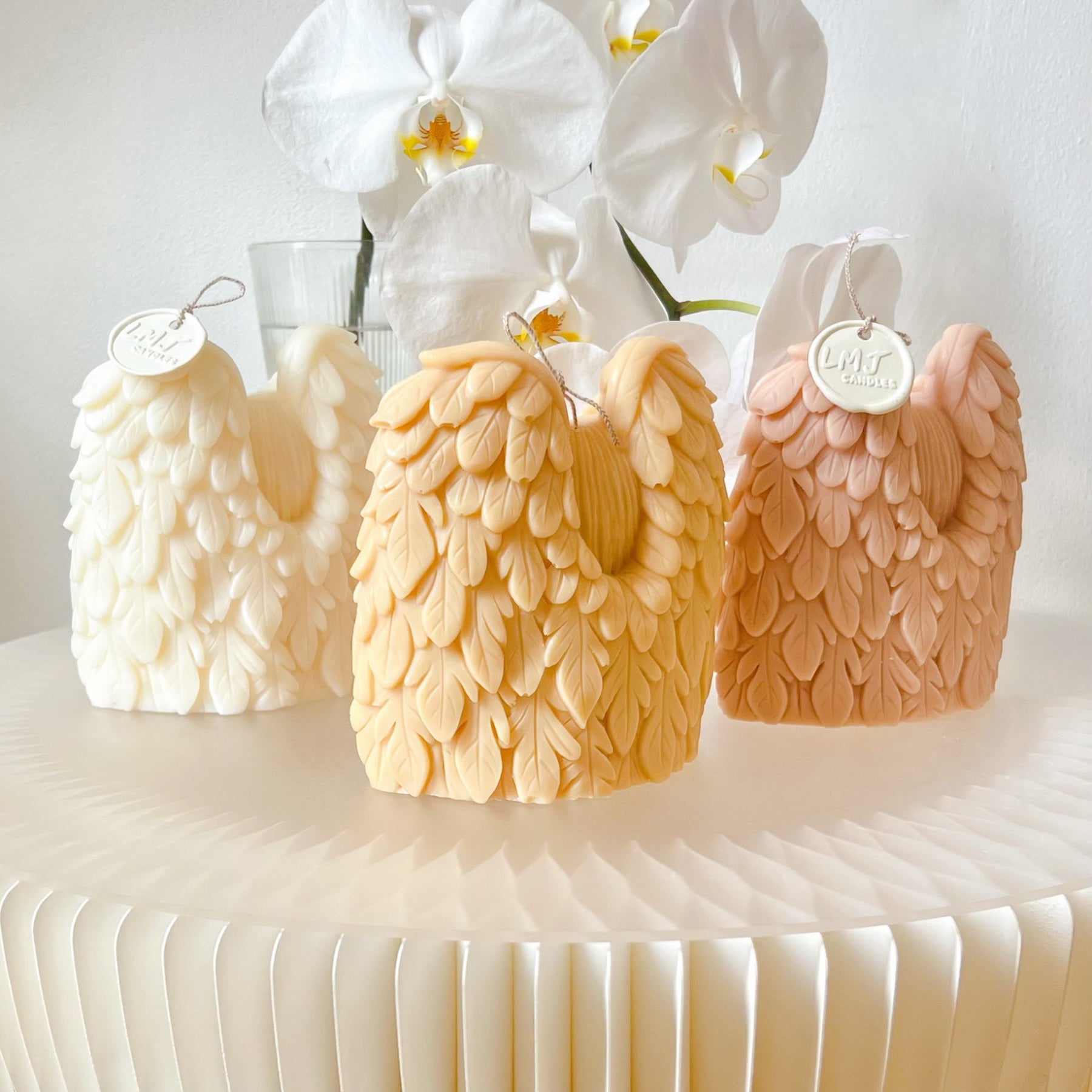 Mother and Baby Winged Angel Scented Soy Candle - LMJ Candles