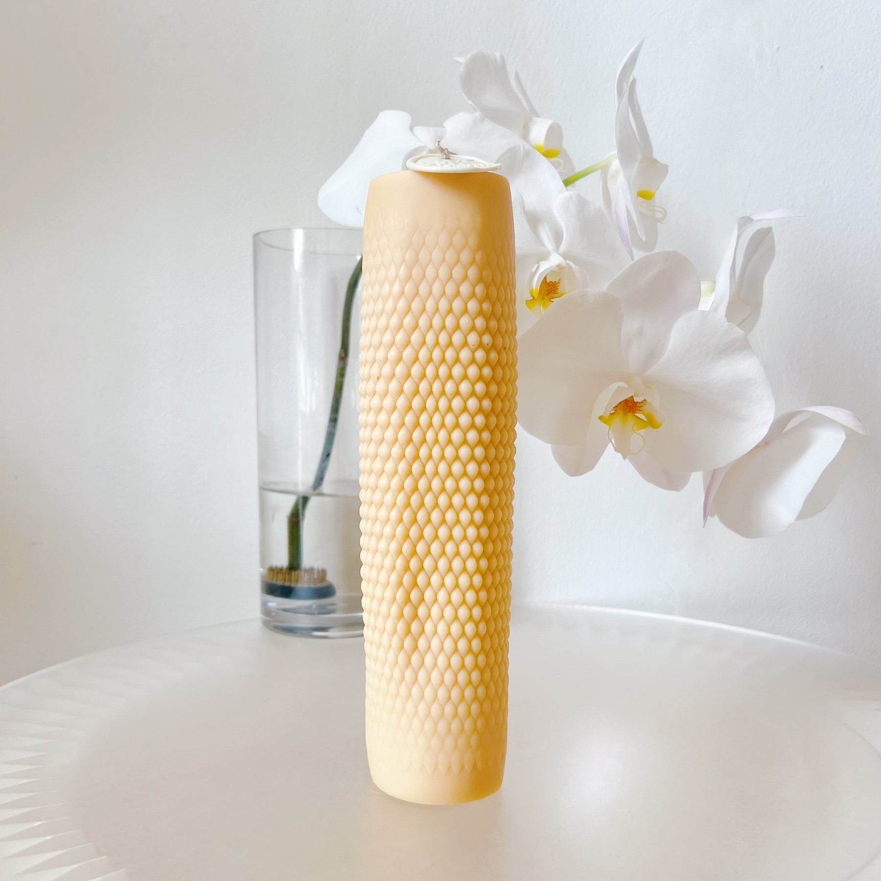 Tall Bubble Scented Soy Statement Pillar Candle - LMJ Candles