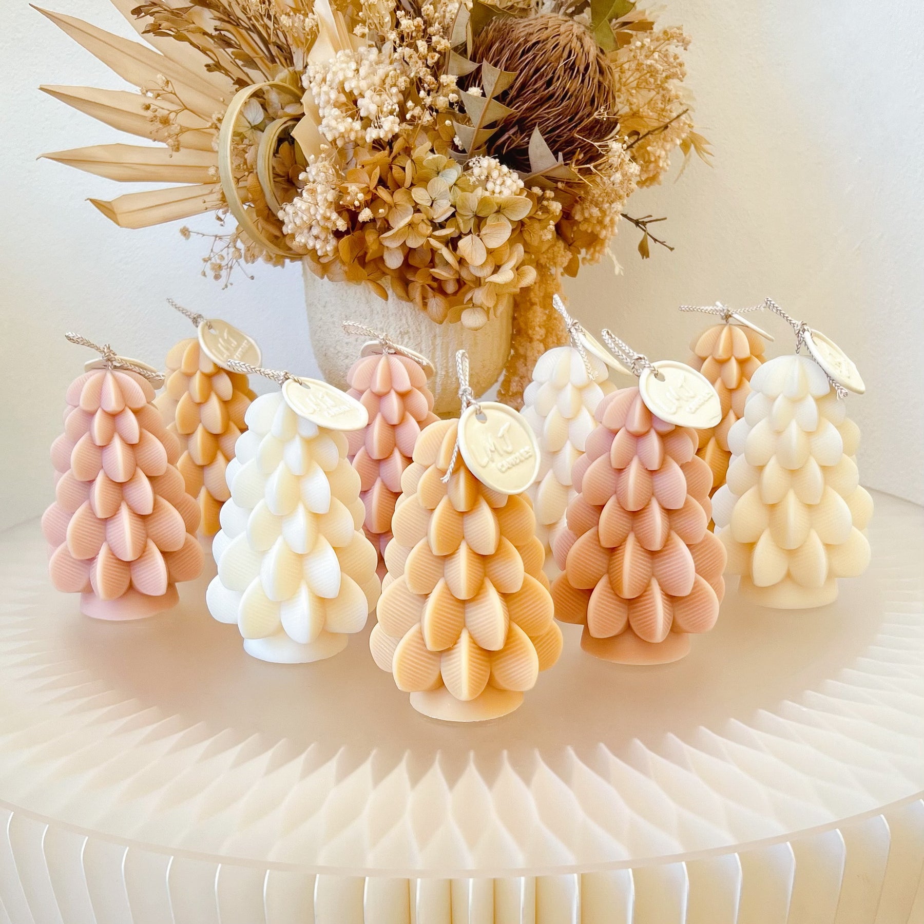 Pinecone Christmas Tree Soy Candle, Xmas Gift, LMJ Candles