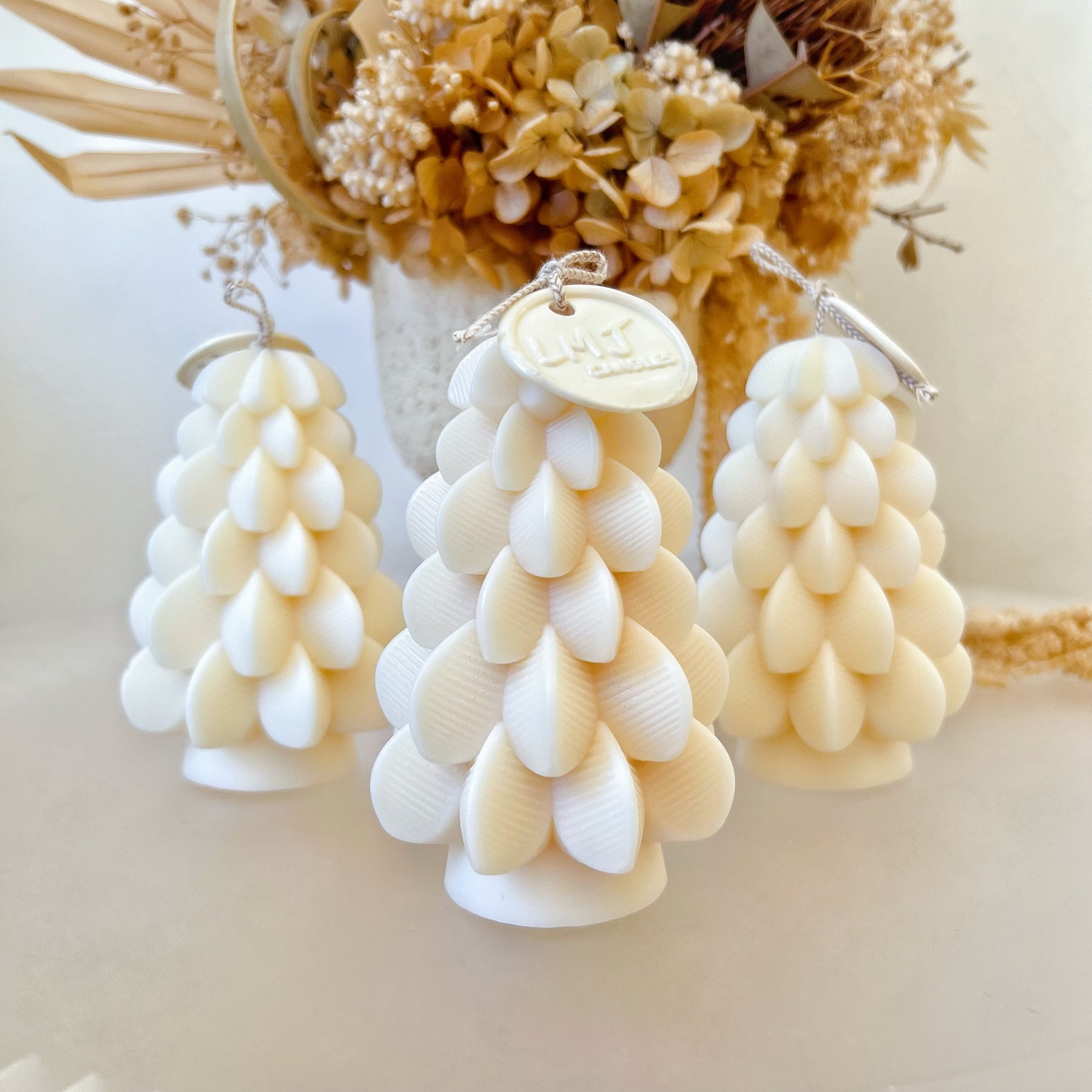Pinecone Christmas Tree Soy Candle, Xmas Gift, LMJ Candles
