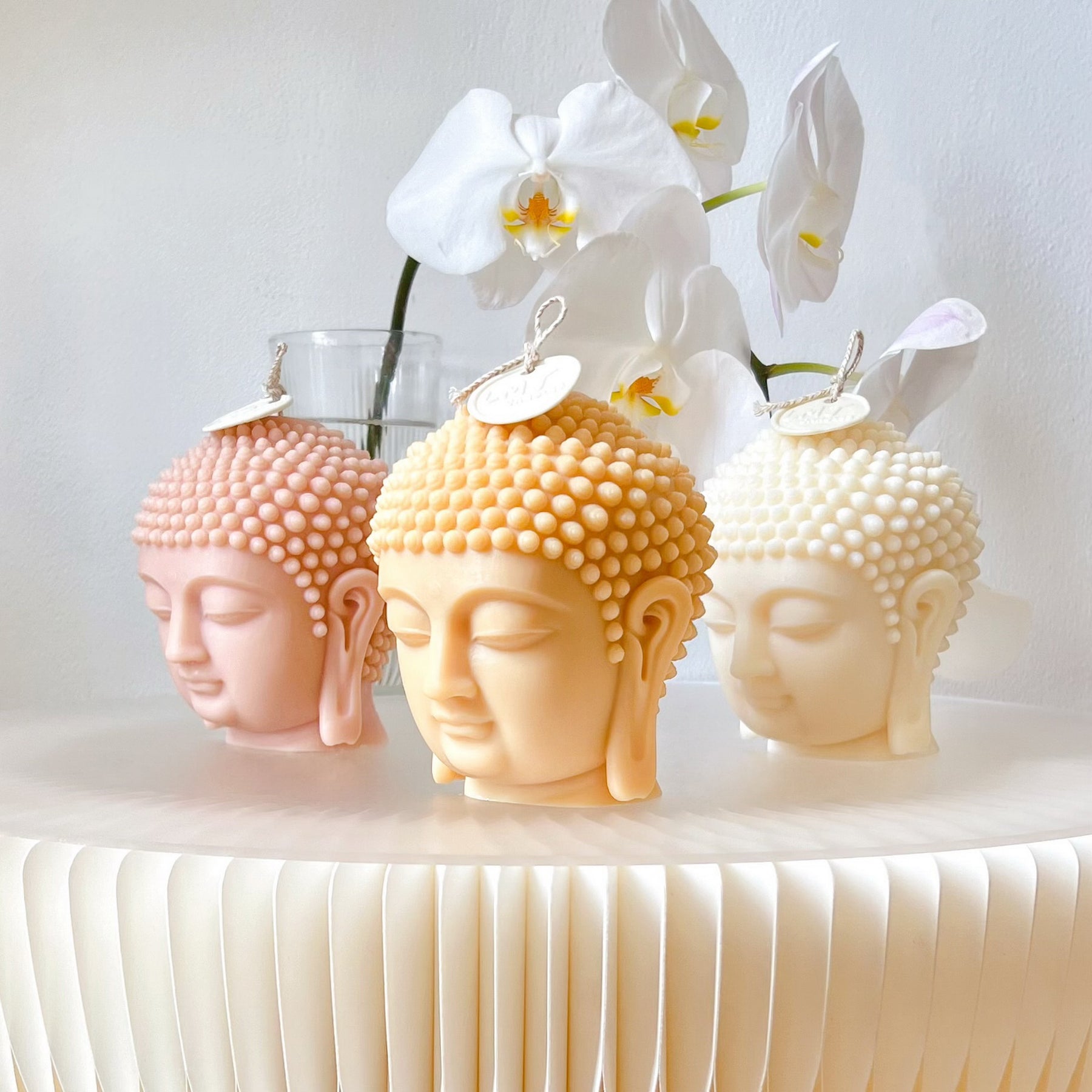 Buddha Statue Scented Soy Candle, Buddhism Décor - LMJ Candles