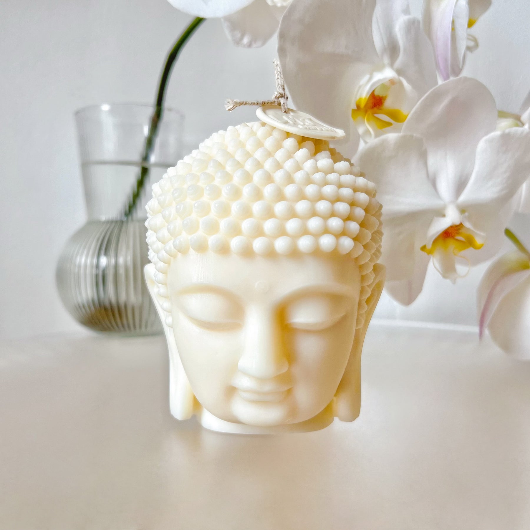Buddha Statue Scented Soy Candle, Buddhism Décor - LMJ Candles