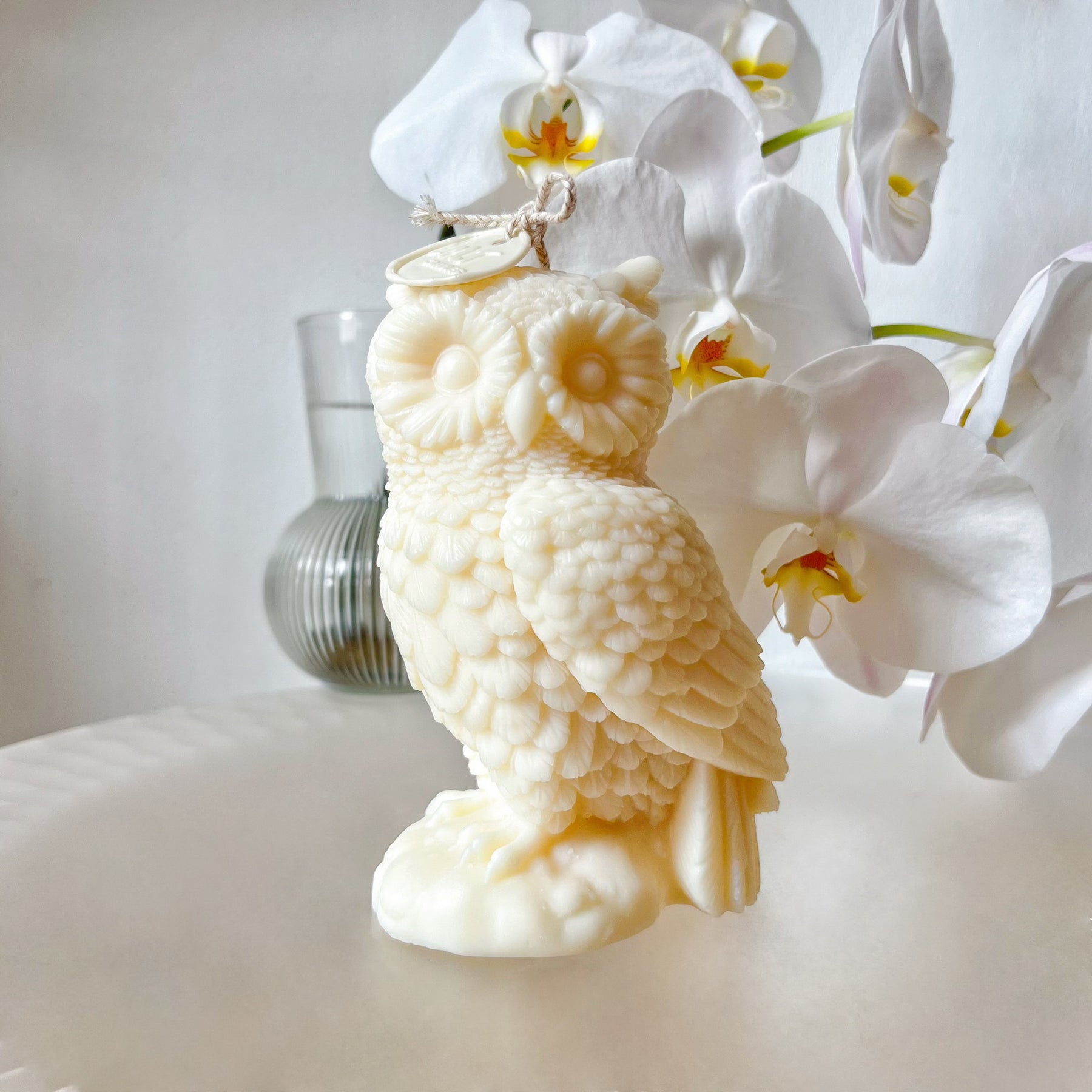 Handmade Large Owl Shaped Scented Soy Candle from LMJ Candles Australia