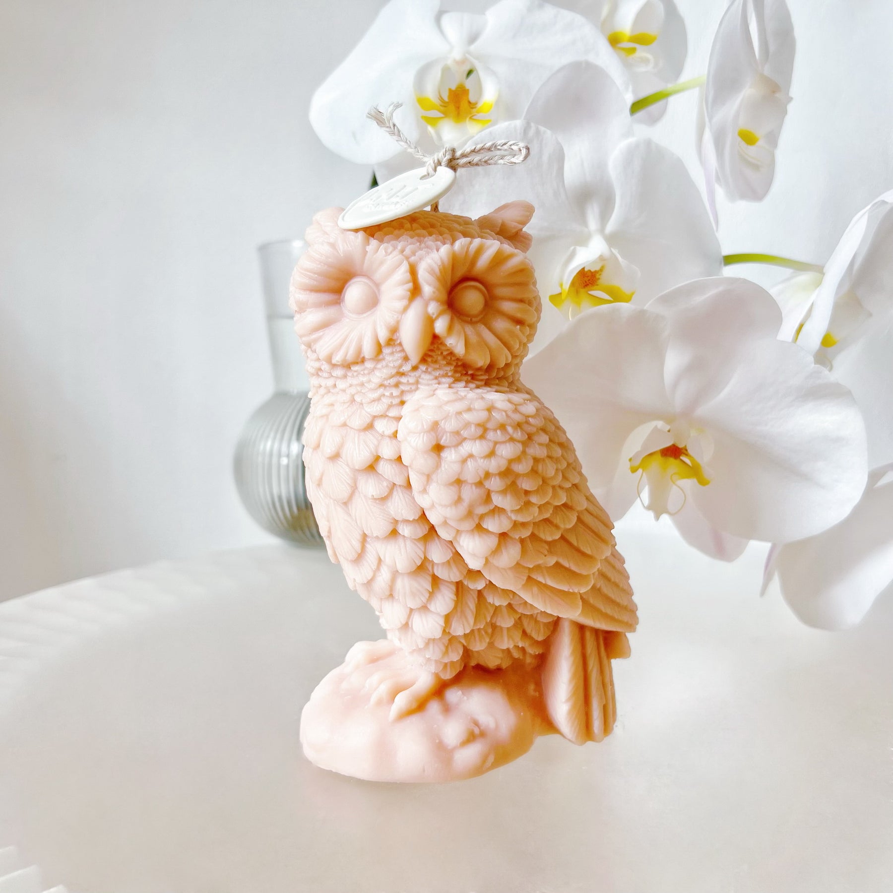 Handmade Large Owl Shaped Scented Soy Candle from LMJ Candles Australia