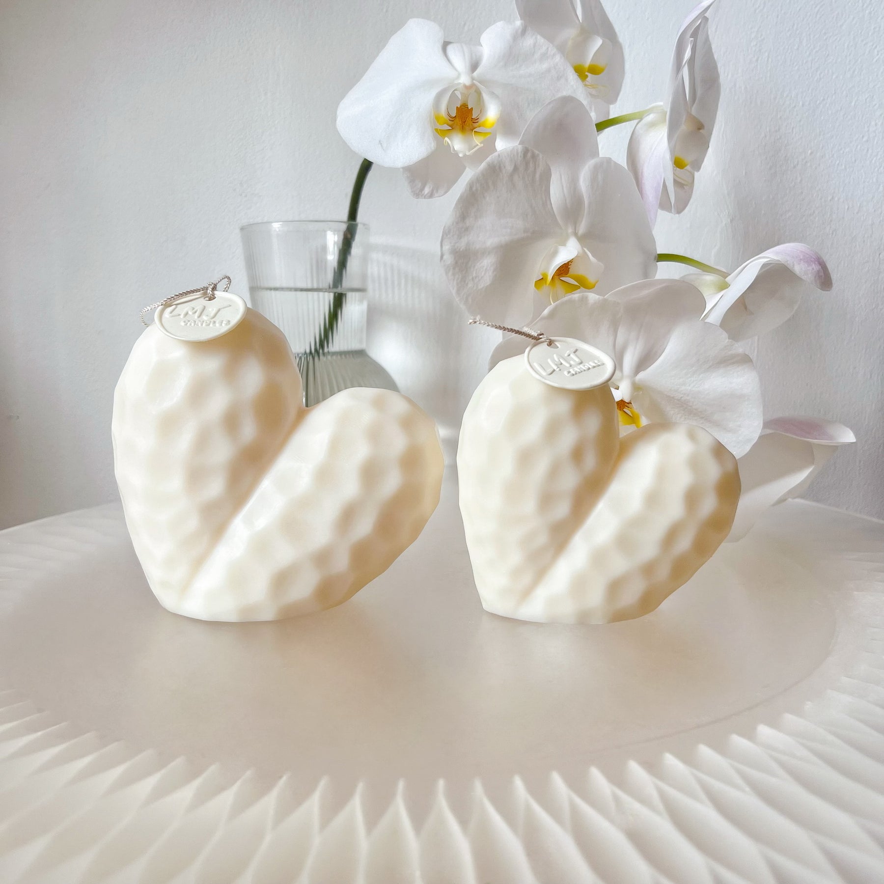 Heart Shaped Scented Soy Candle, Valentine's Day Gift, LMJ Candles