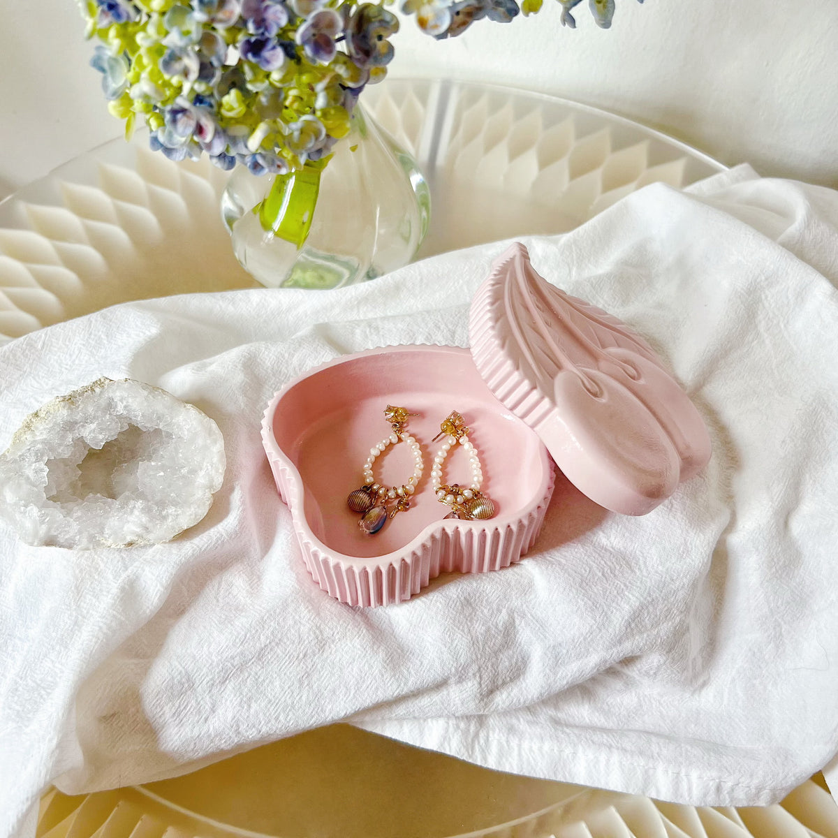 Handcrafted Cherries Trinket Box - LMJ Candles