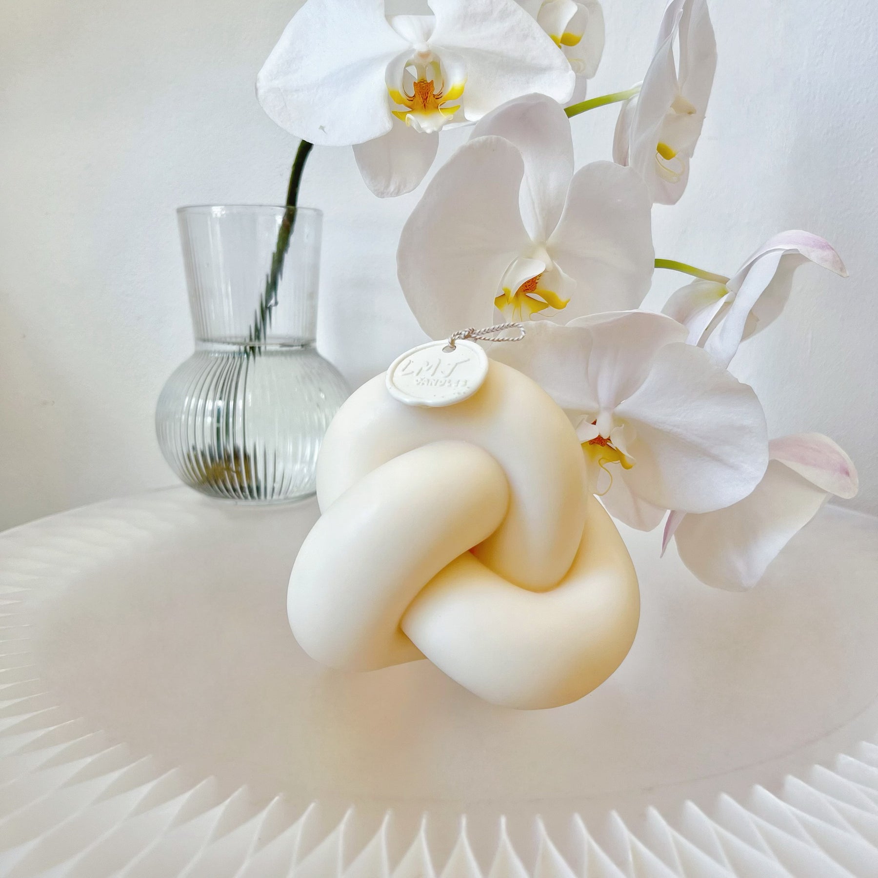 Handmade Large Knot Scented Soy Candle from LMJ Candles Australia