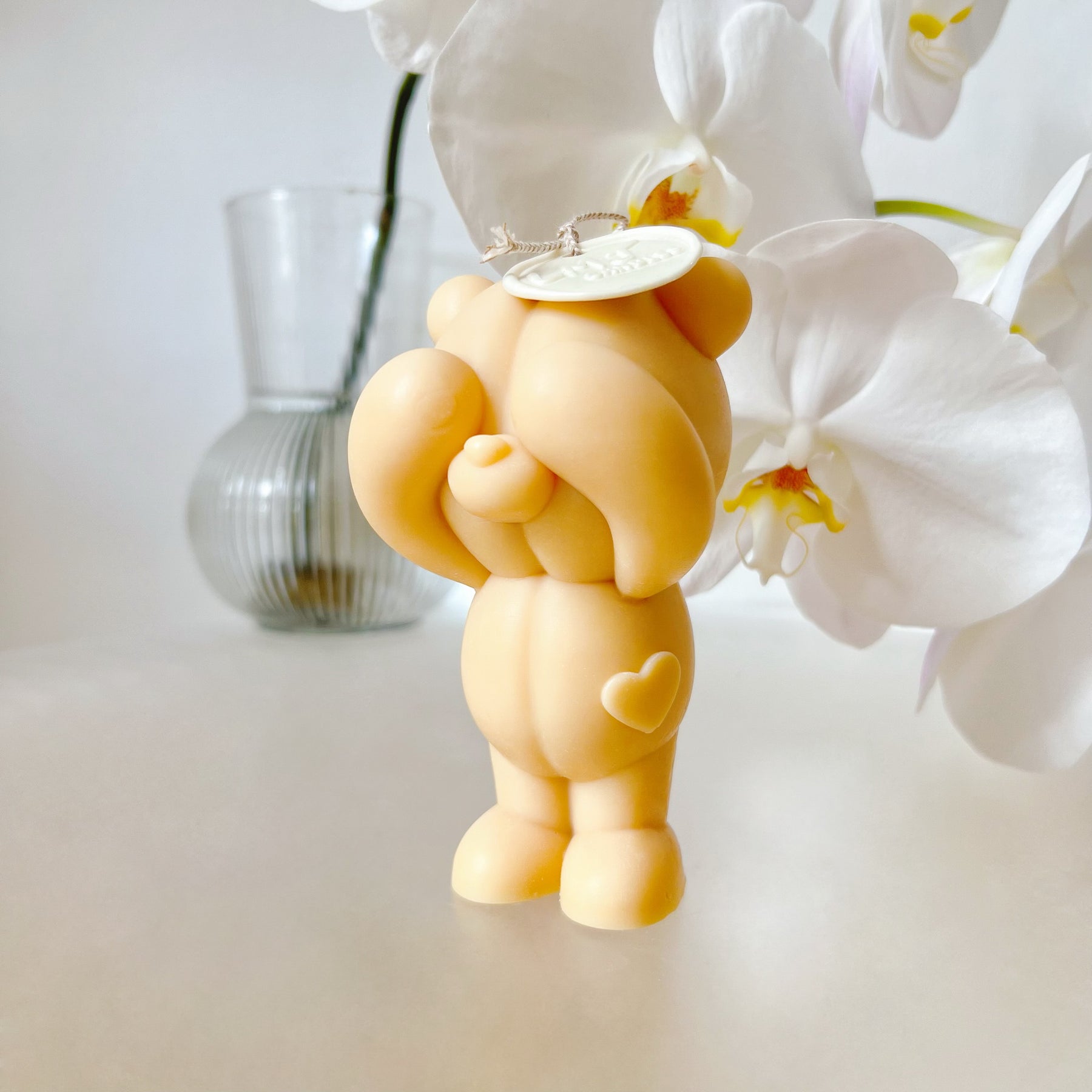 Handmade Shy Teddy Bear Scented Soy Candle from LMJ Candles Australia