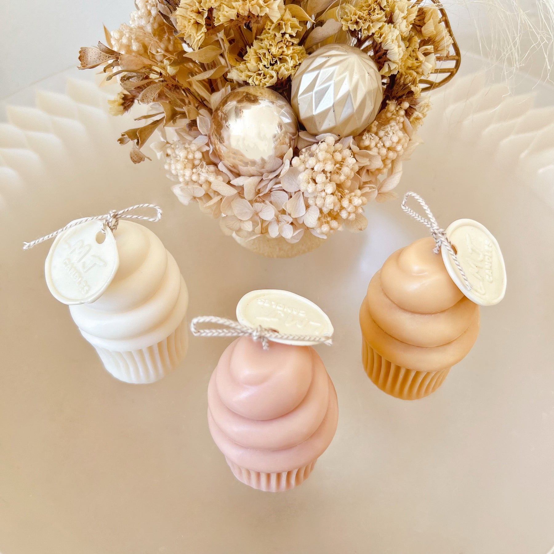 Frosted Cupcake Soy Candle, Sweet Gift Idea, LMJ Candles