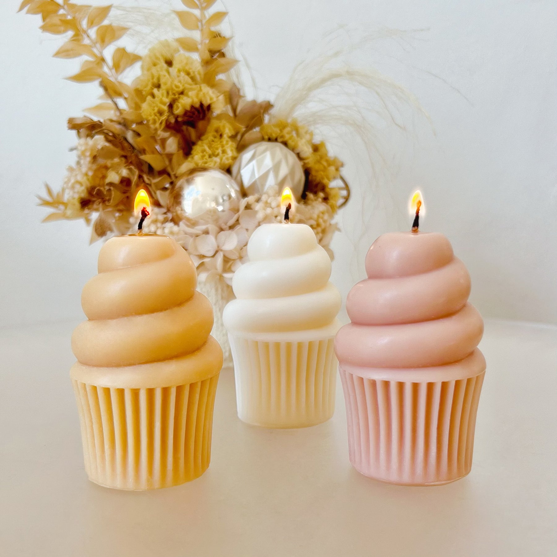 Frosted Cupcake Soy Candle, Sweet Gift Idea, LMJ Candles