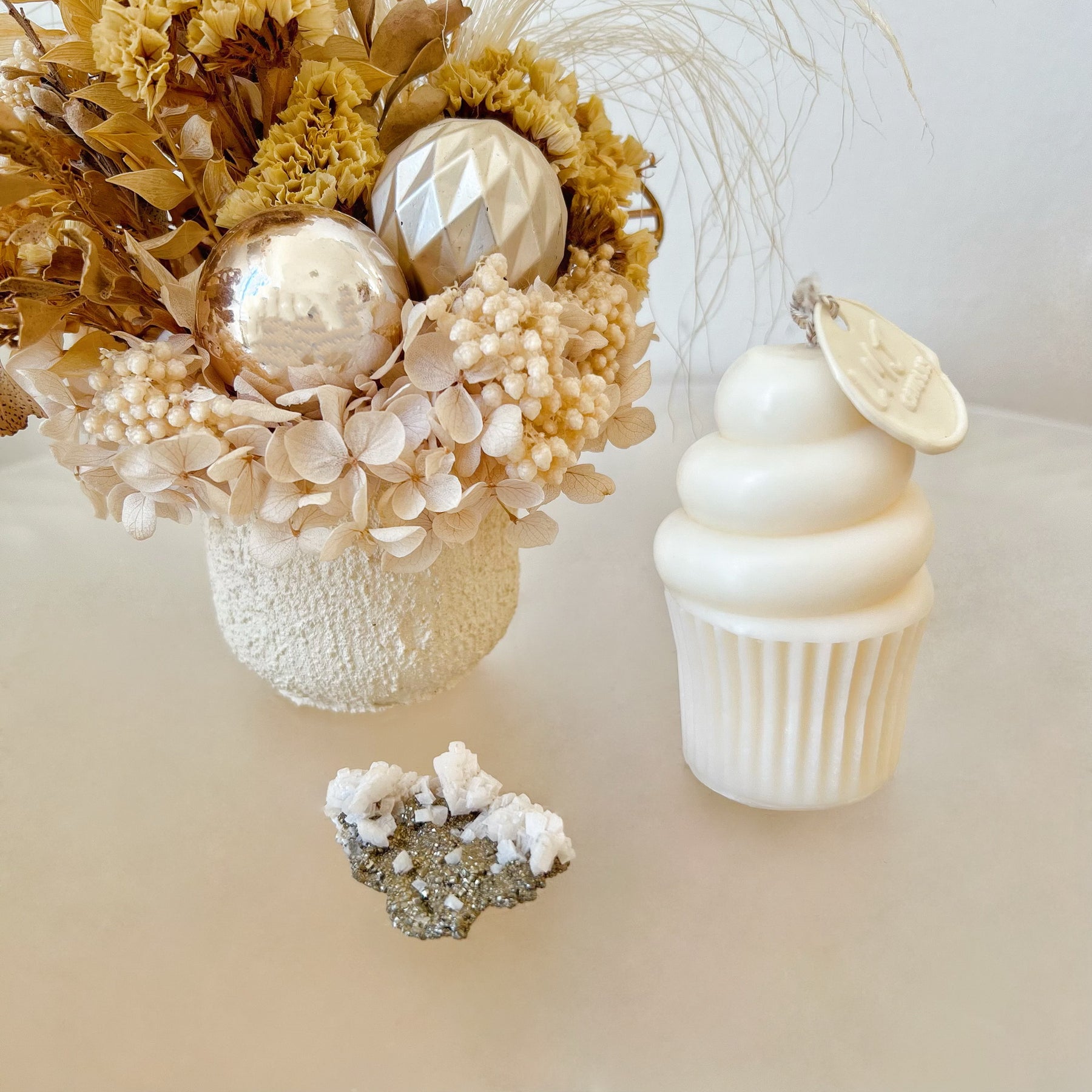 Frosted Cupcake Soy Candle, Sweet Gift Idea, LMJ Candles