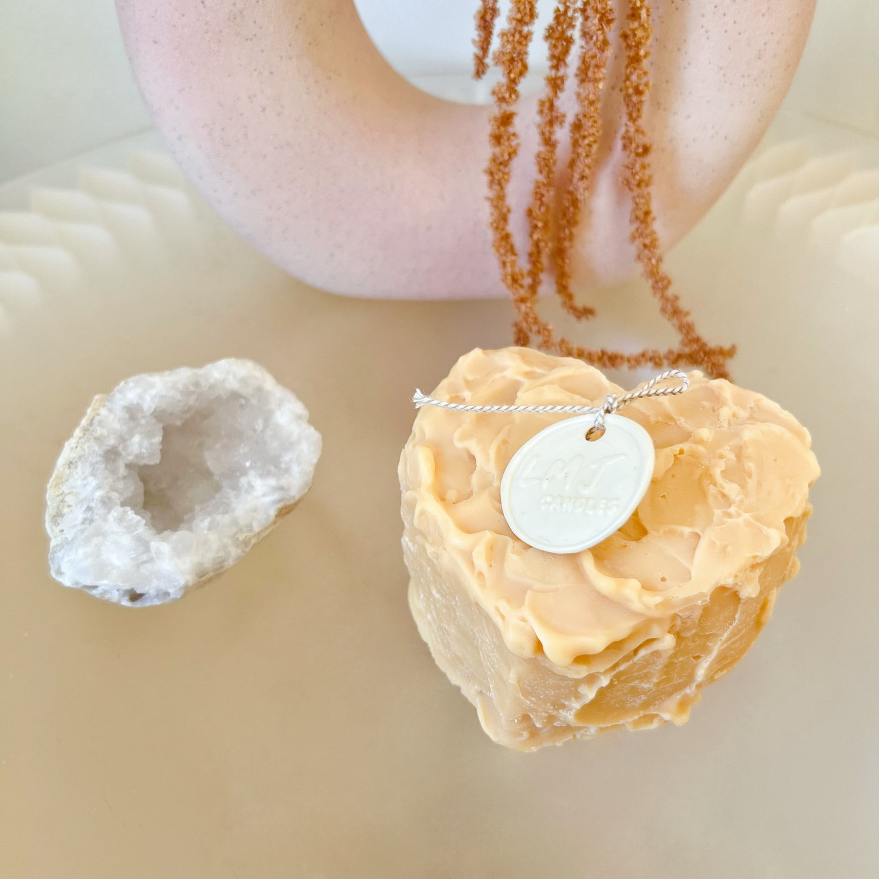 Heart Shaped Cake Soy Candle, Valentine’s Day Gift, LMJ Candles