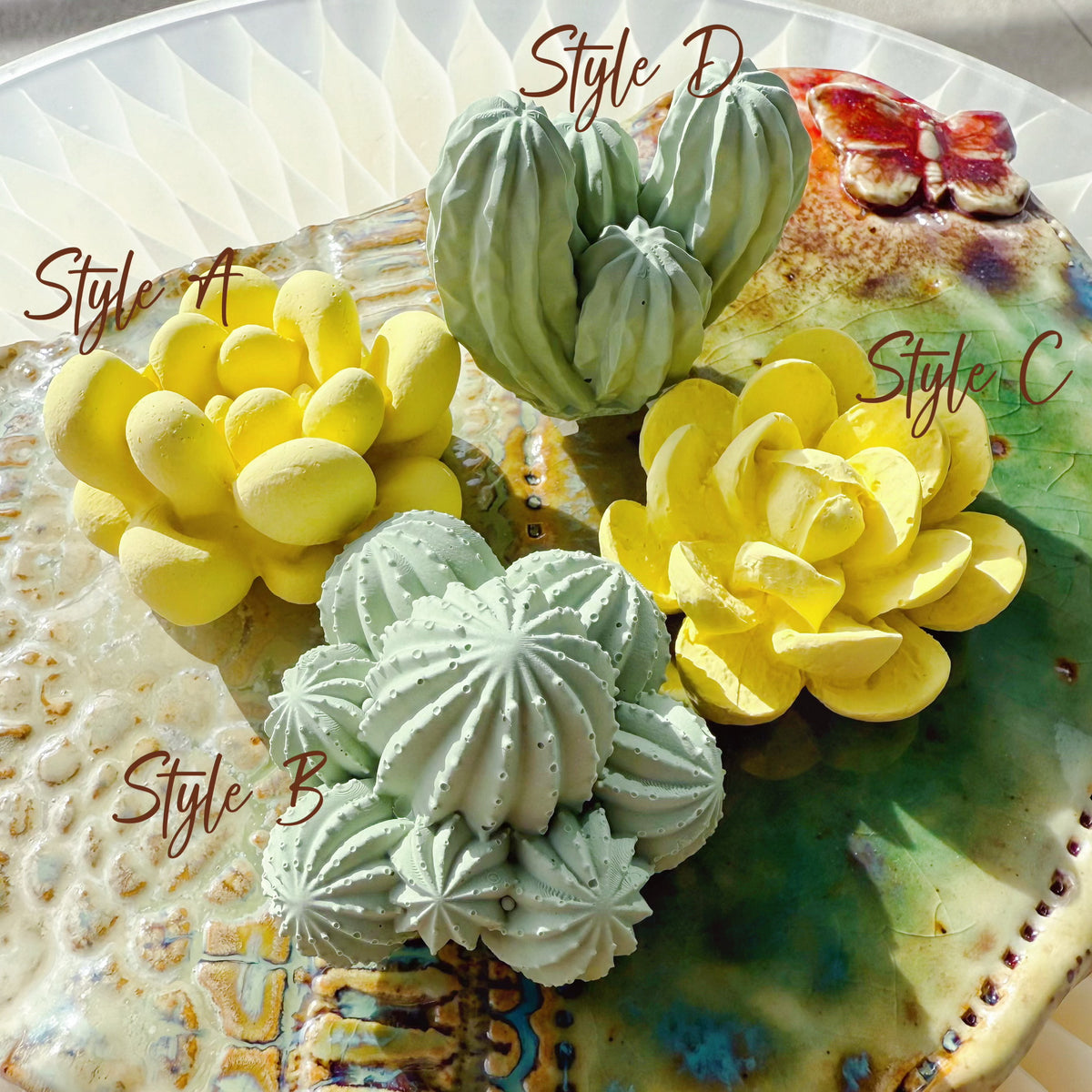 Bloom Succulent Air Freshener - Car Vent Clip | LMJ Candles