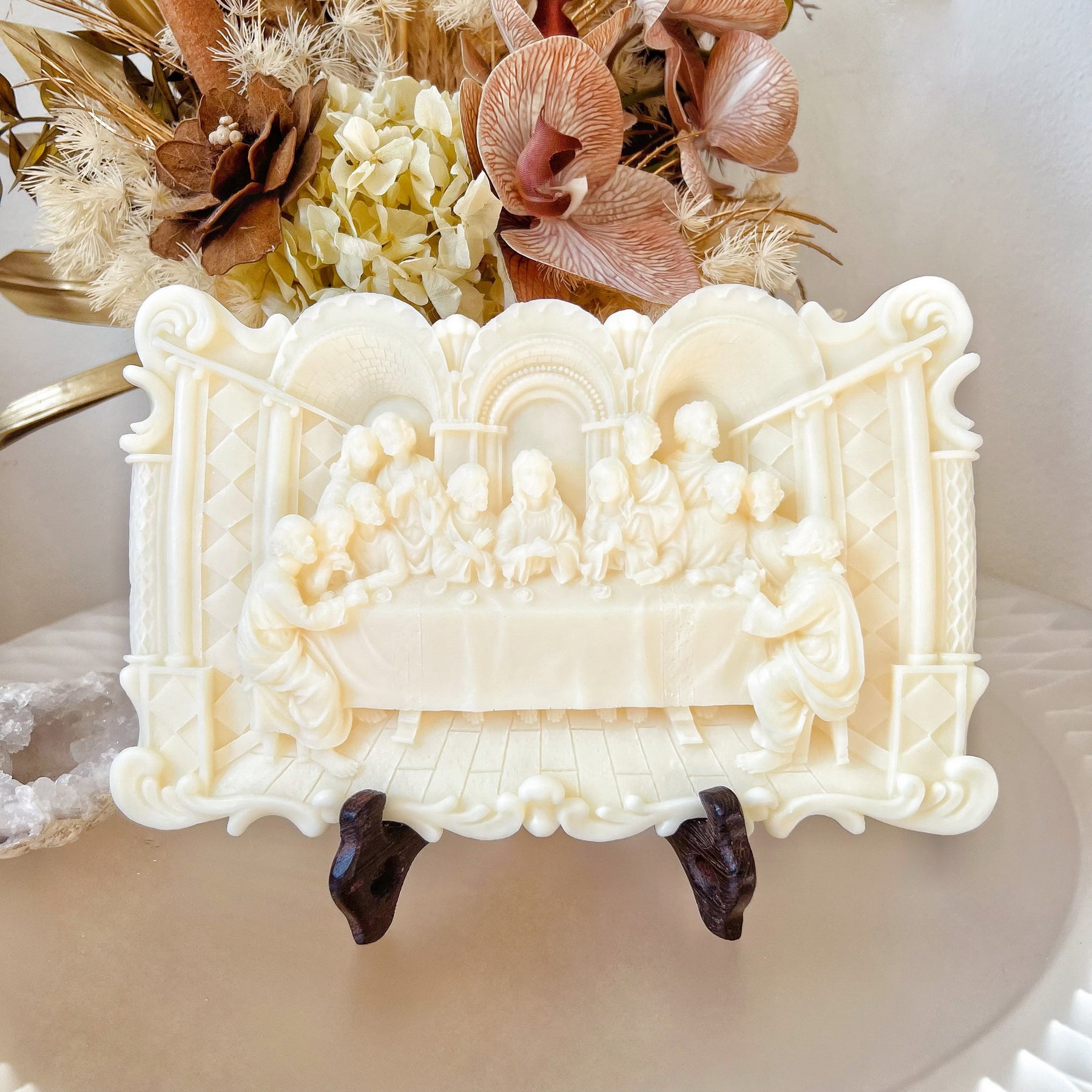 Last Supper Scented Soy Wax Tablet, Home Décor - LMJ Candles