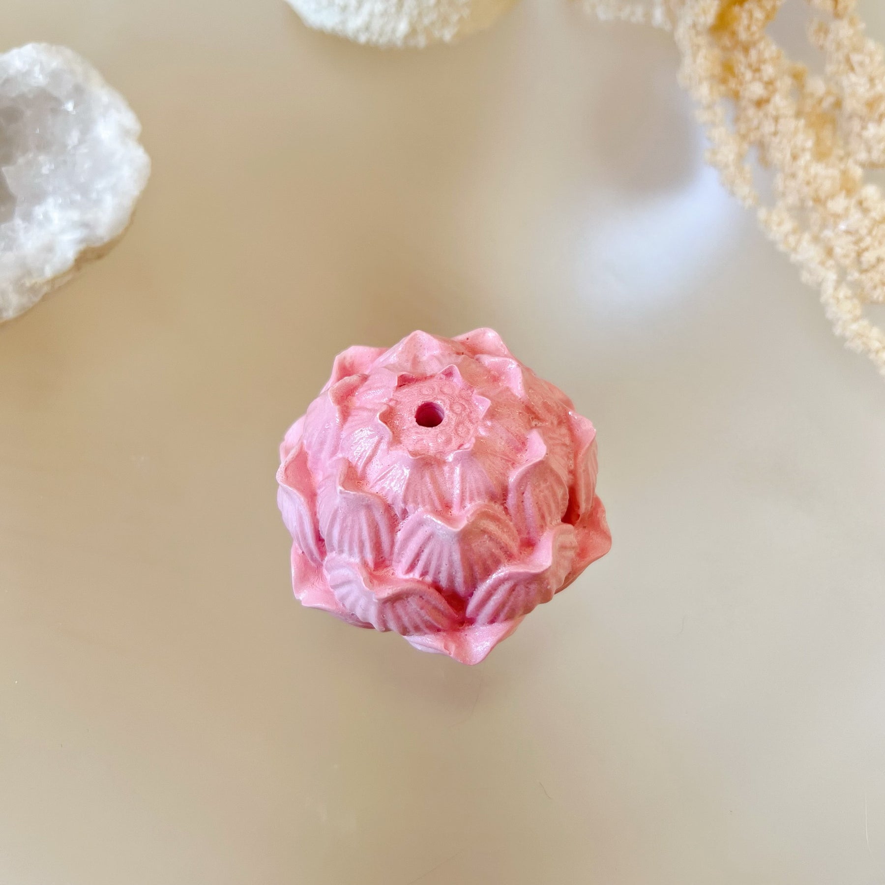 Handmade Lotus Flower Incense Holder - LMJ Candles
