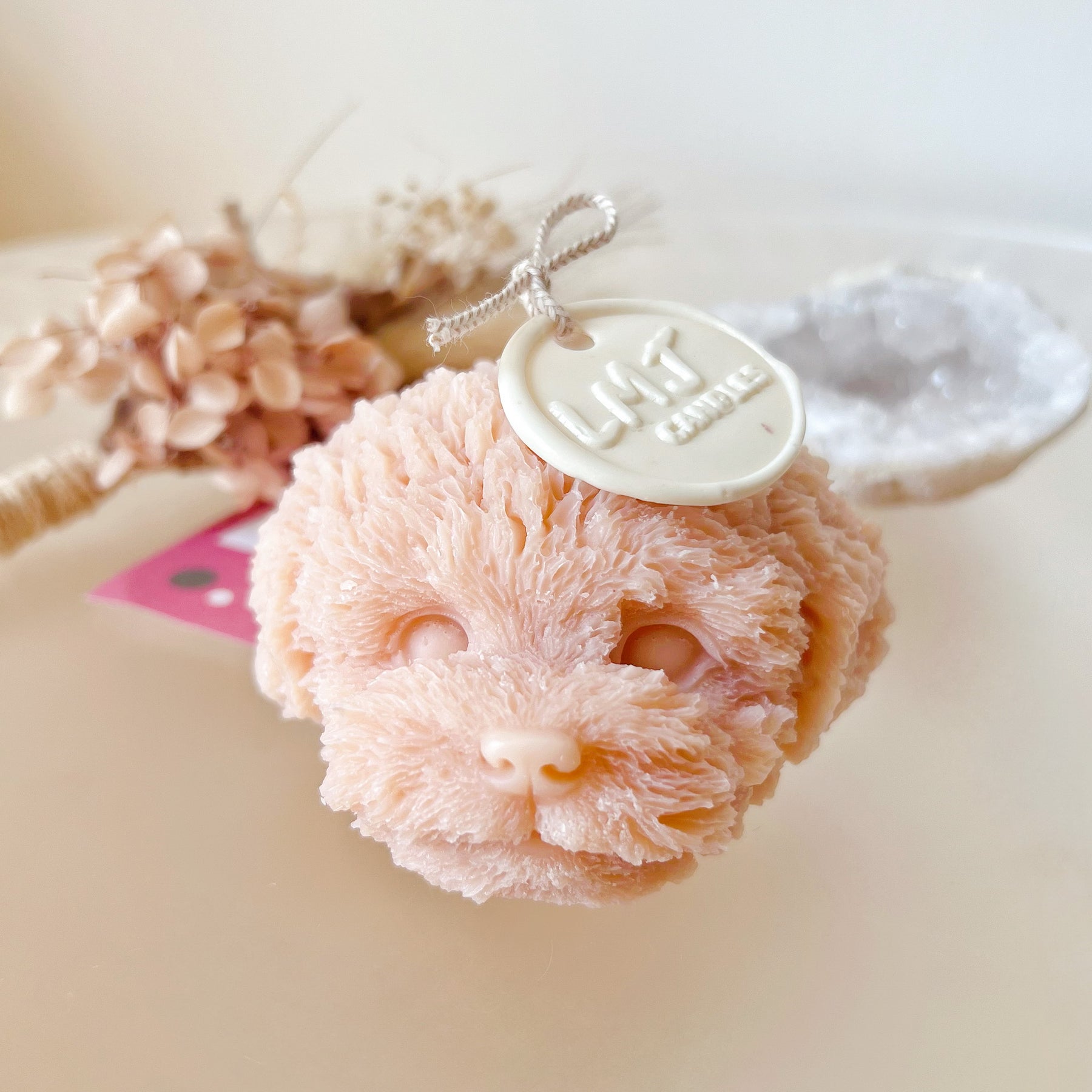 Puppy Dog Head Scented Soy Candle, Dog Lover's Gift - LMJ Candles