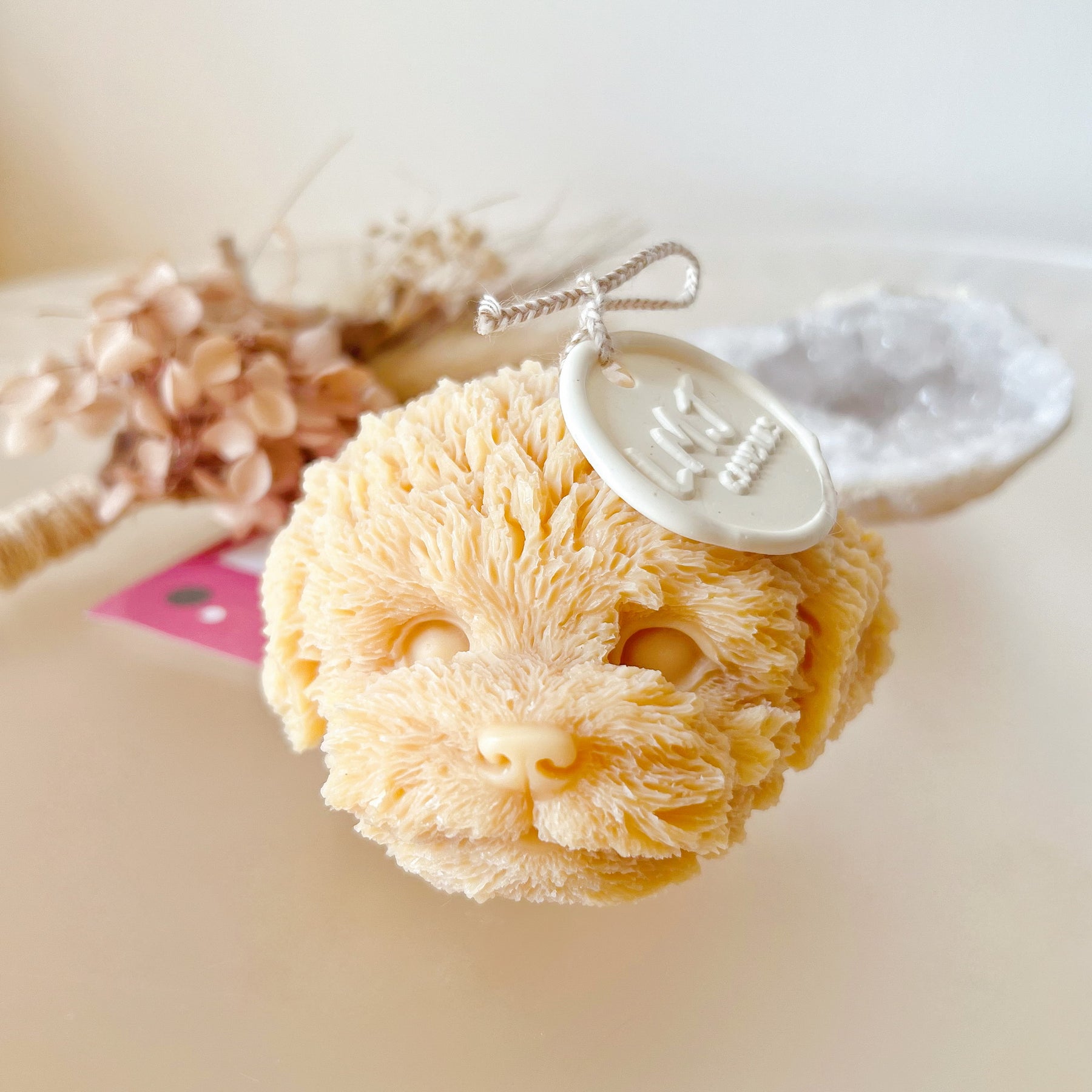 Puppy Dog Head Scented Soy Candle, Dog Lover's Gift - LMJ Candles
