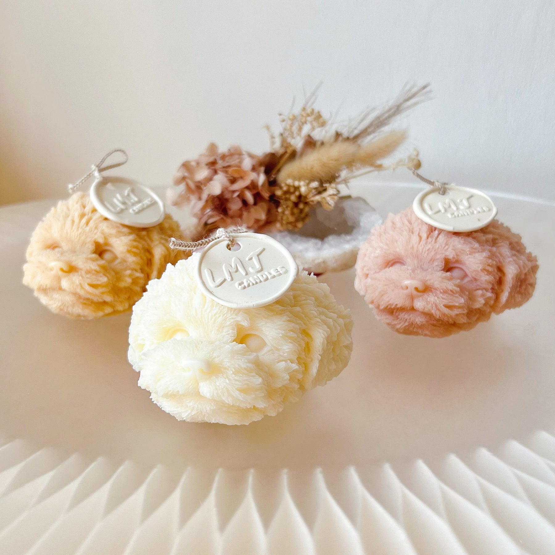 Puppy Dog Head Scented Soy Candle, Dog Lover's Gift - LMJ Candles