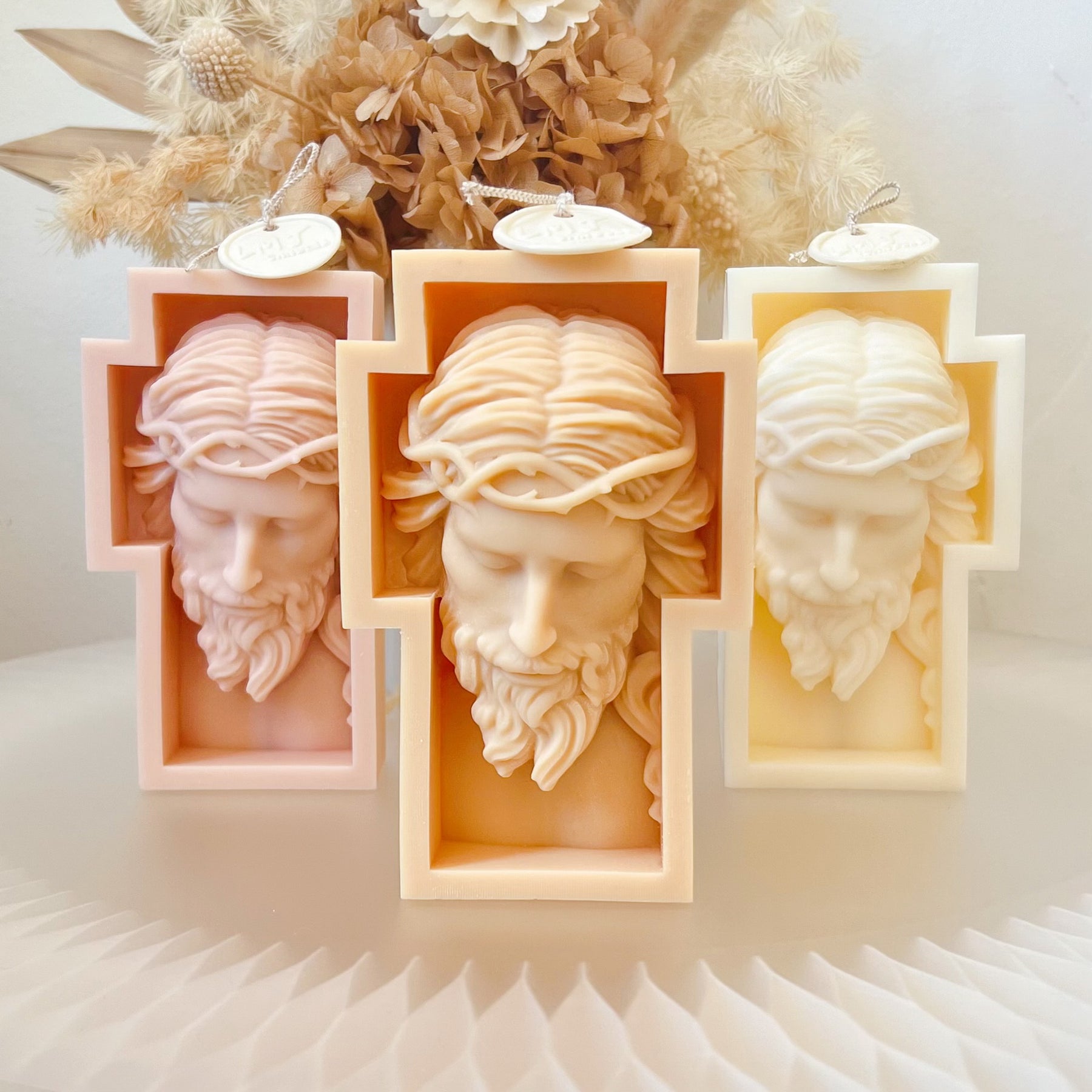 Jesus Cross Scented Soy Candle, Christmas Gifts - LMJ Candles