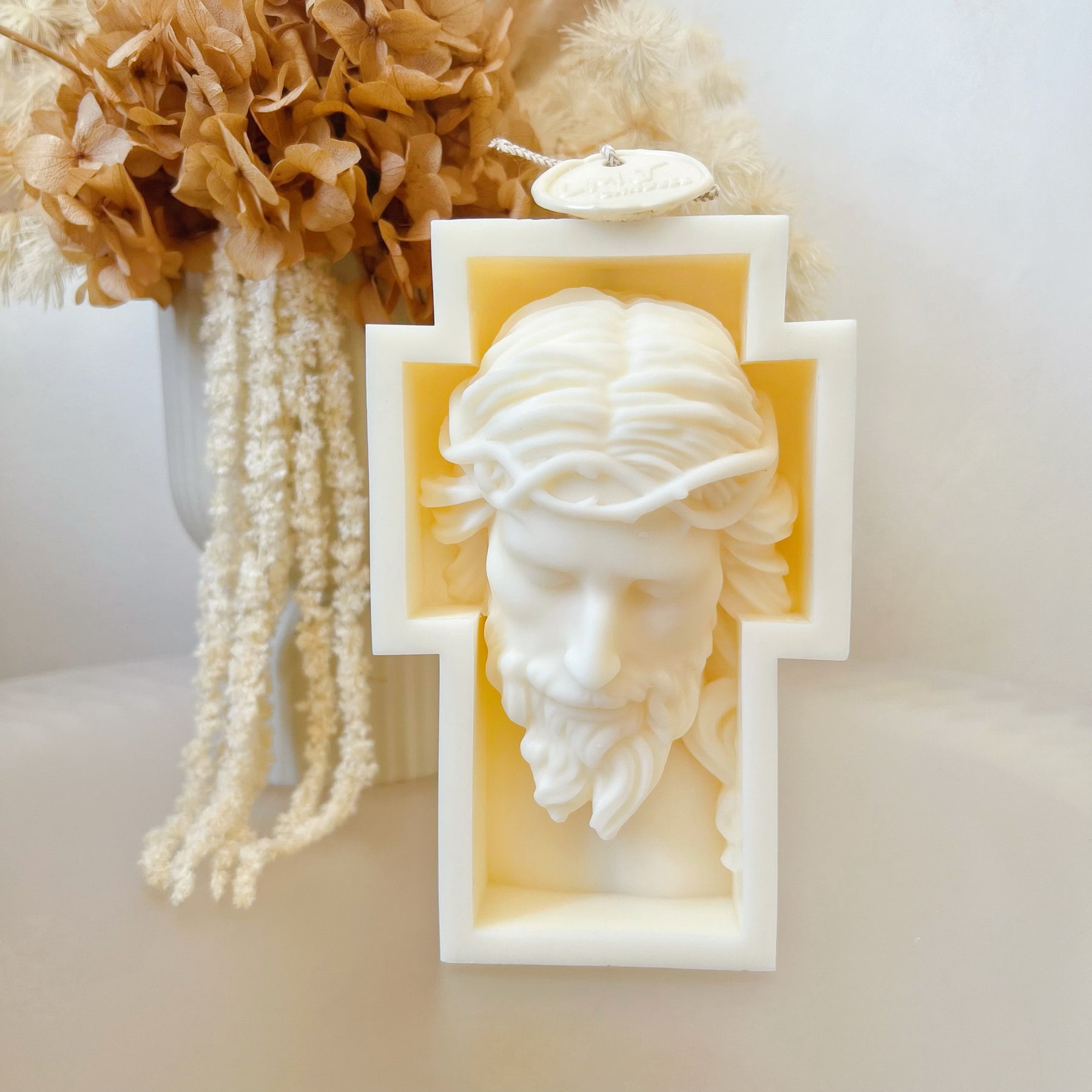 Jesus Cross Scented Soy Candle, Christmas Gifts - LMJ Candles