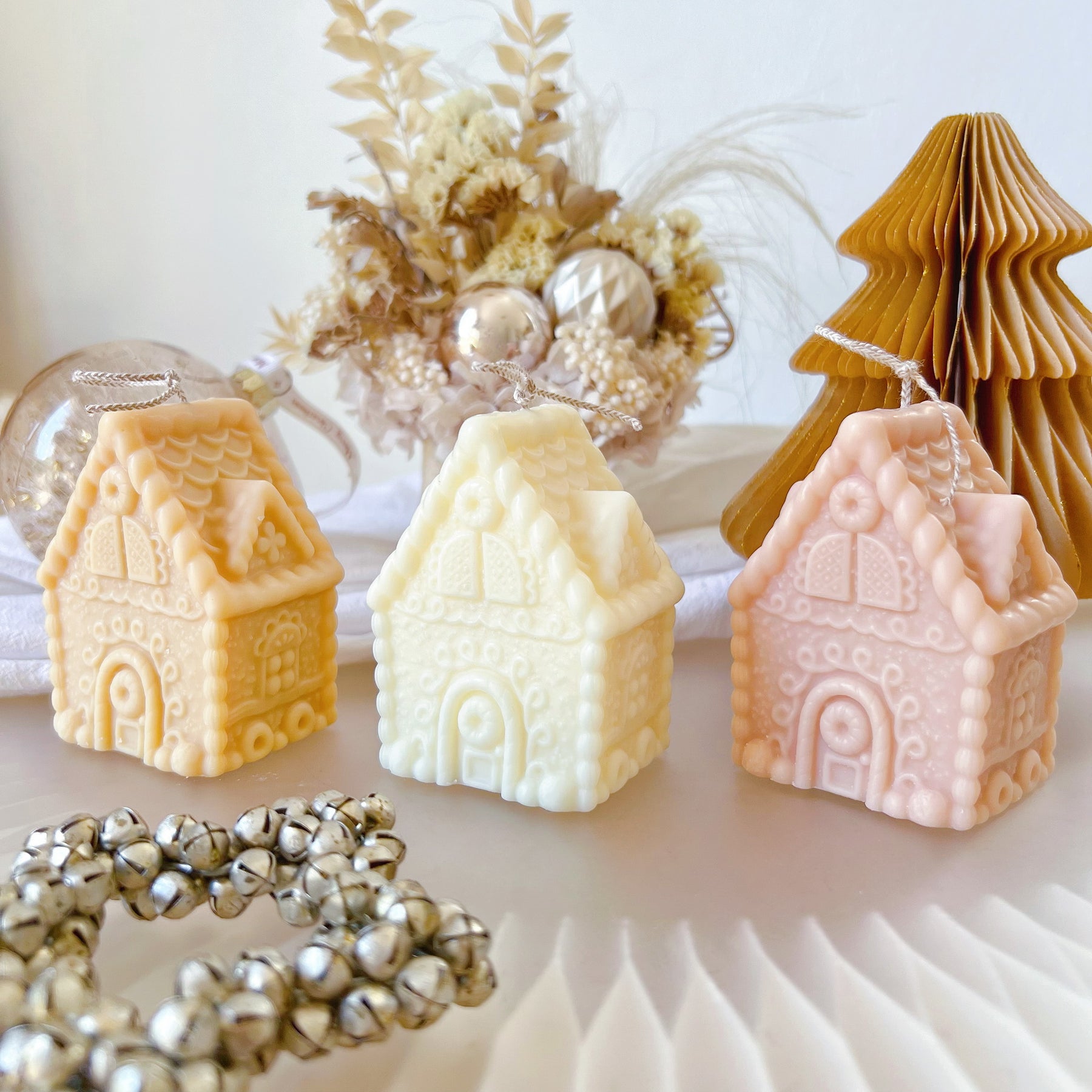Candy House Candle, Handmade Christmas Gift & Décor - LMJ Candles