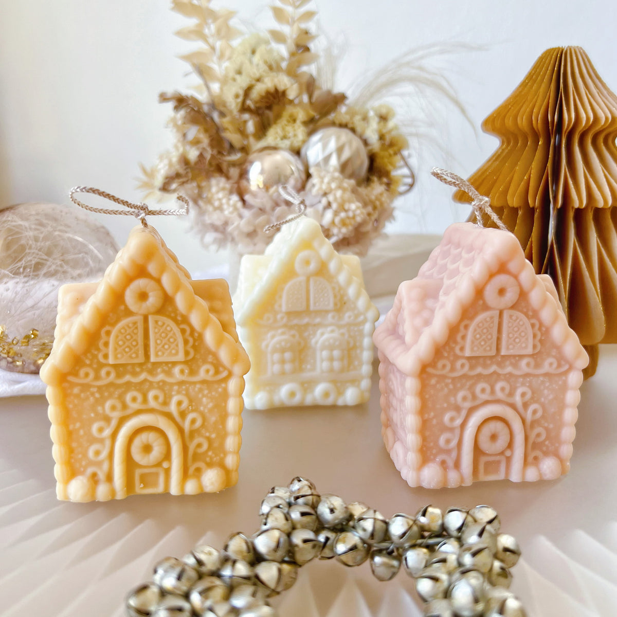 Candy House Candle, Handmade Christmas Gift & Décor - LMJ Candles