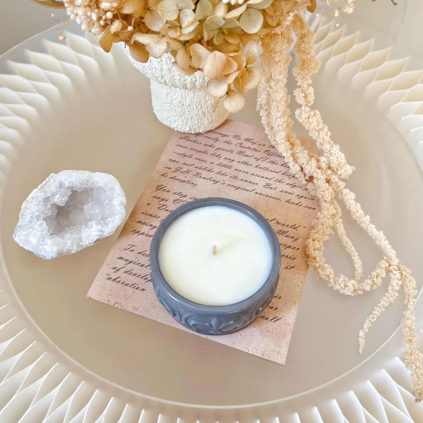 Custom Retro Round Jar Soy Wax Candle - LMJ Candles
