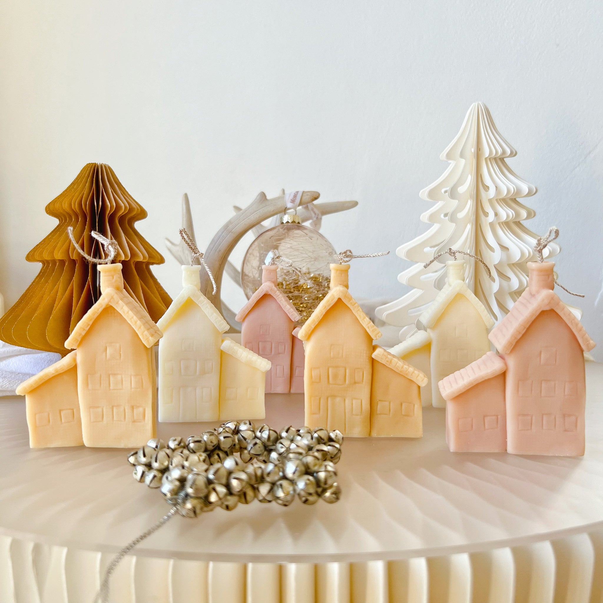 Christmas House Candle, Handmade Christmas Gift & Décor LMJ Candles