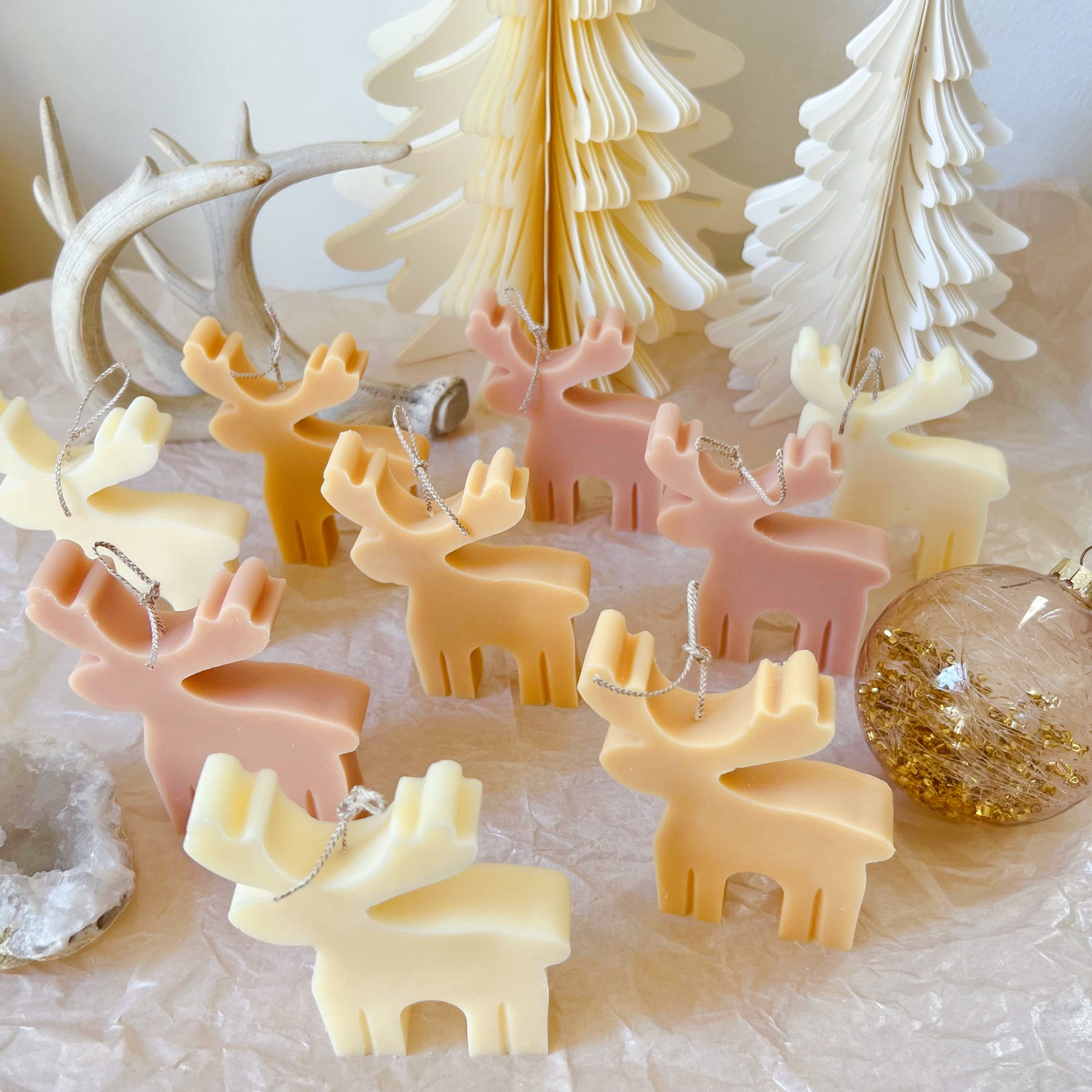 Christmas Gift & Xmas Décor Reindeer Candle - LMJ Candles
